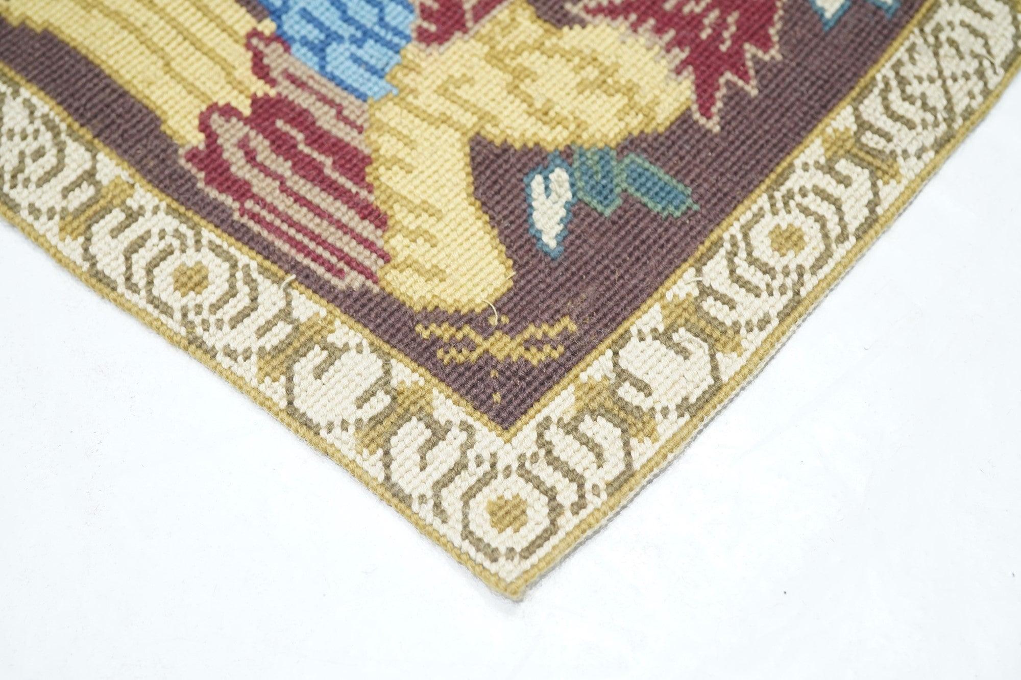 Contemporary French Aubusson Design Rug 9' x 12' For Sale
