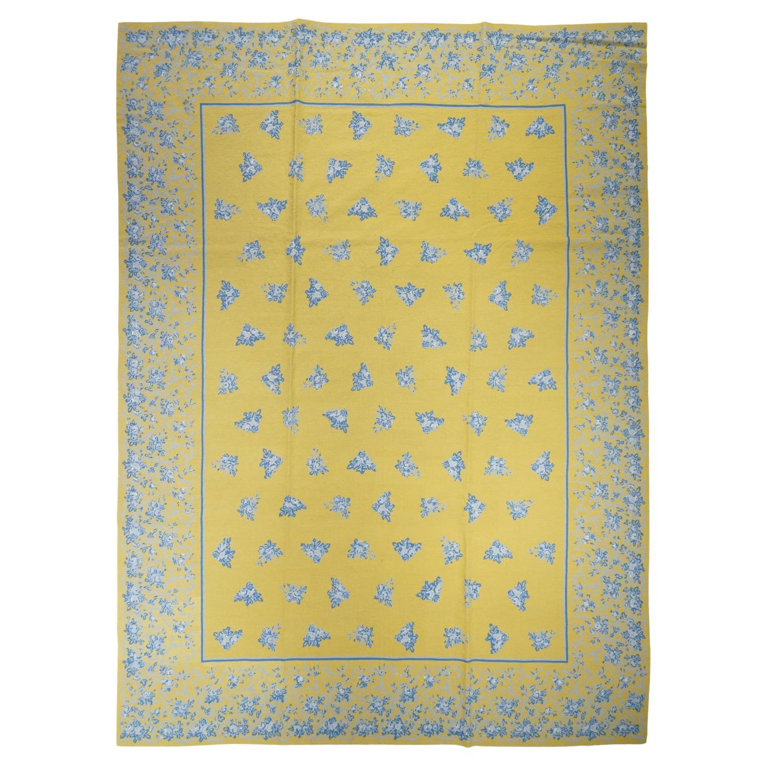 French Aubusson Design Rug 9' x 12'