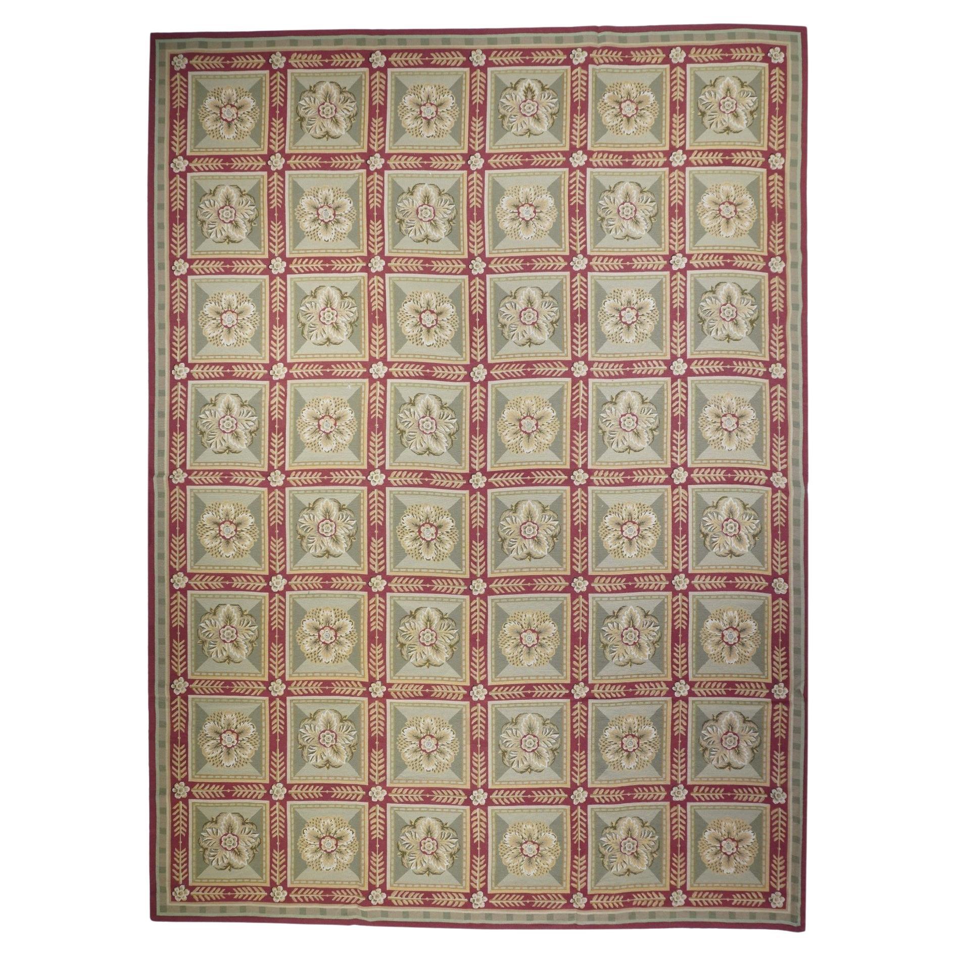 French Aubusson Design Rug 9'11'' x 13'11''