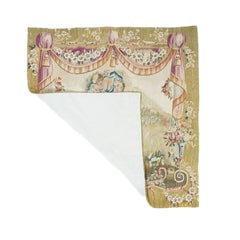 Antique Aubusson Design Tapestry 2'7'' x 2'9''