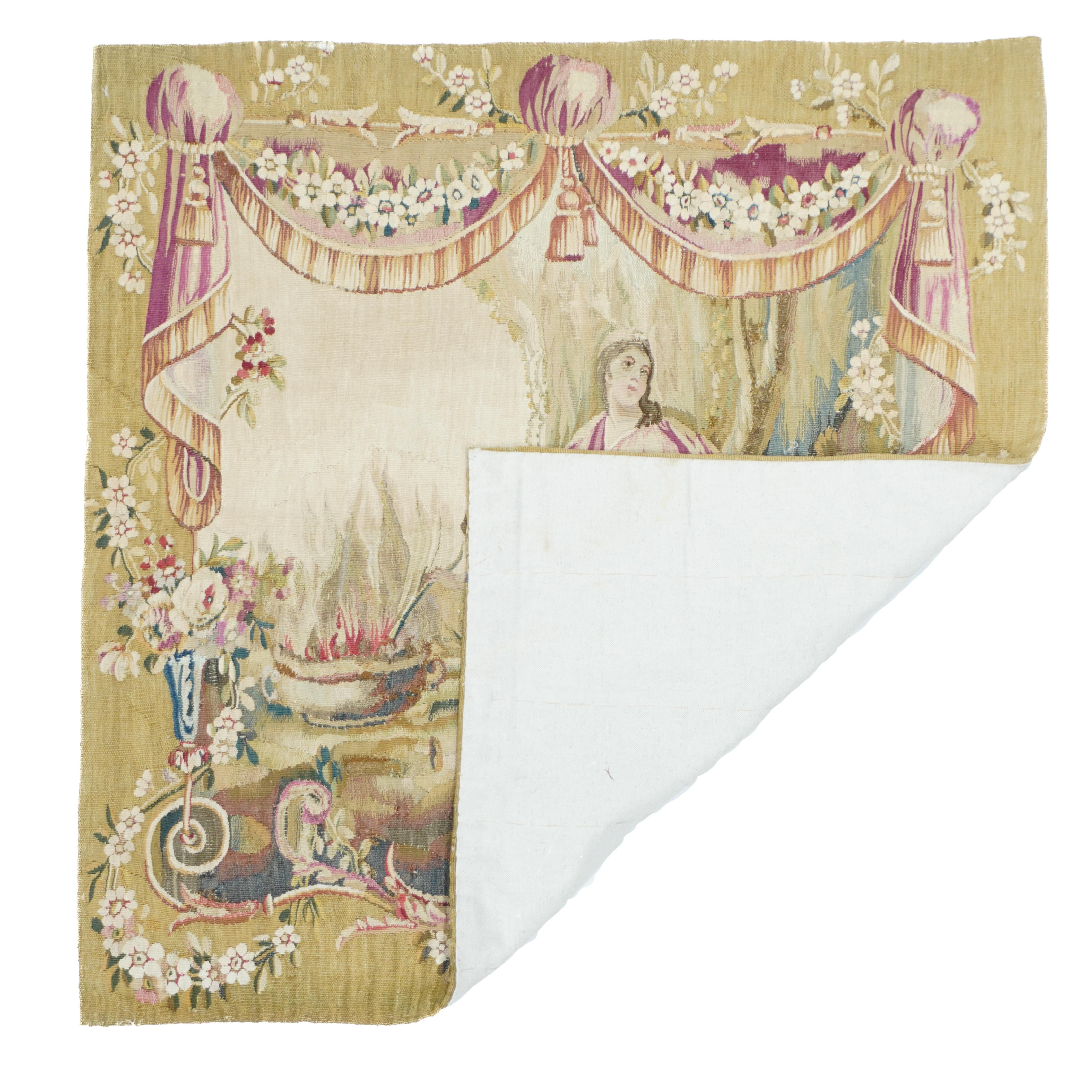 French Aubusson Design Tapestry¬† <span data-mce-fragment=
