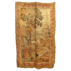 French Aubusson Floral Tapestry