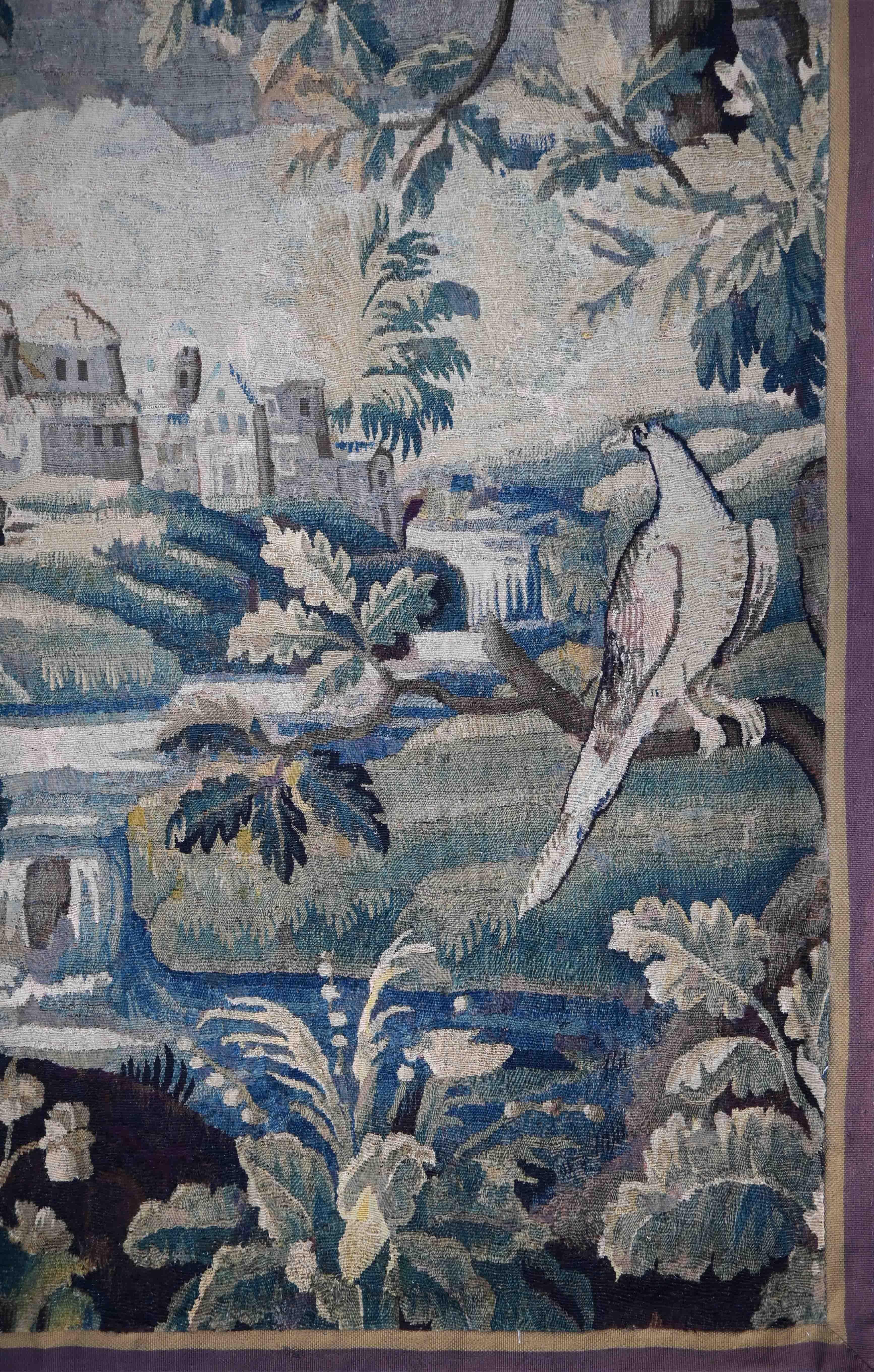 Tapisserie d'Aubusson XVIIIe siècle - 165Lx215H cm - N° 1537 Excellent état - En vente à Paris, FR