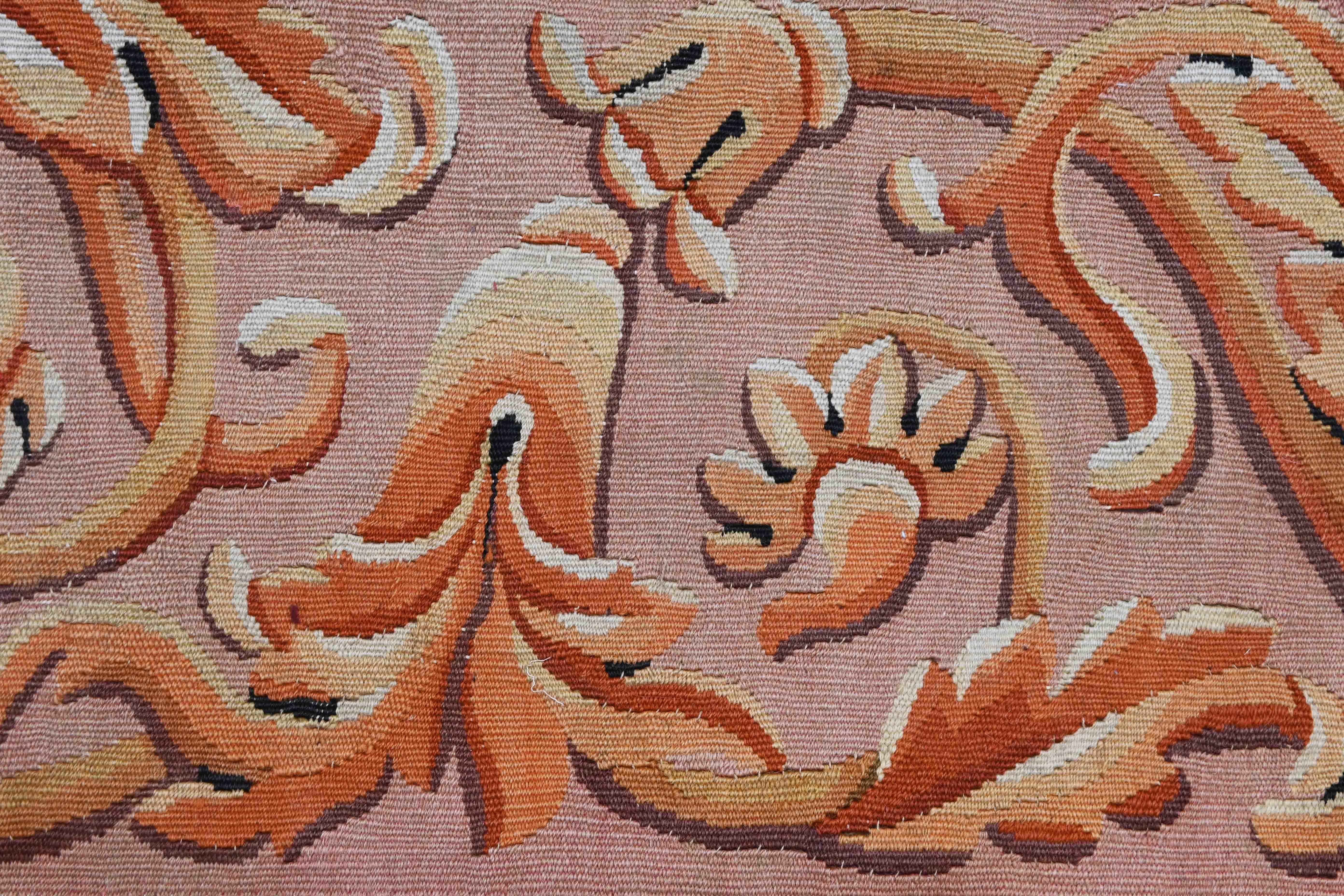 Lana Tappeto Aubusson francese del XIX secolo - 138x182 - No. 1584 in vendita