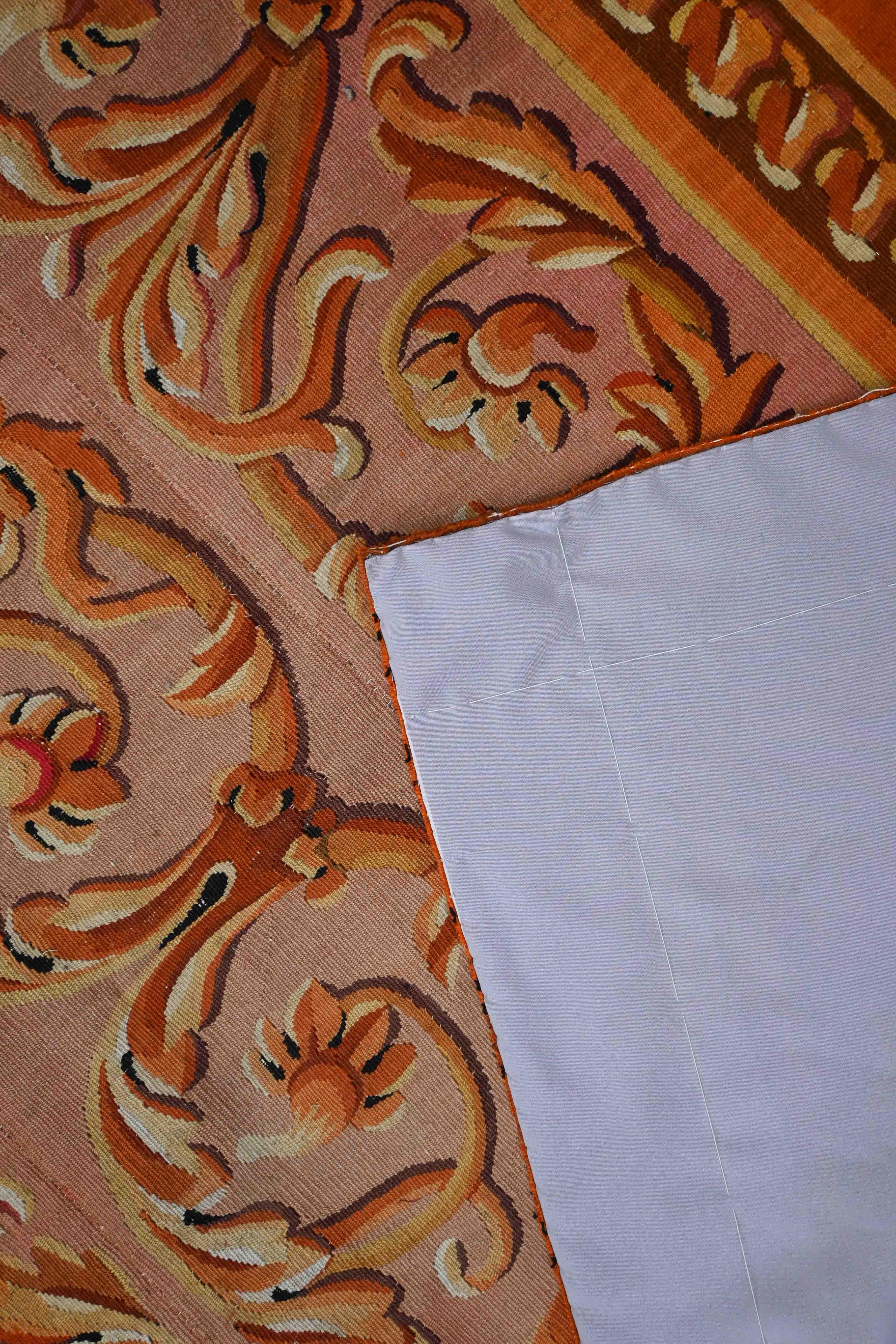Tappeto Aubusson francese del XIX secolo - 138x182 - No. 1584 in vendita 1