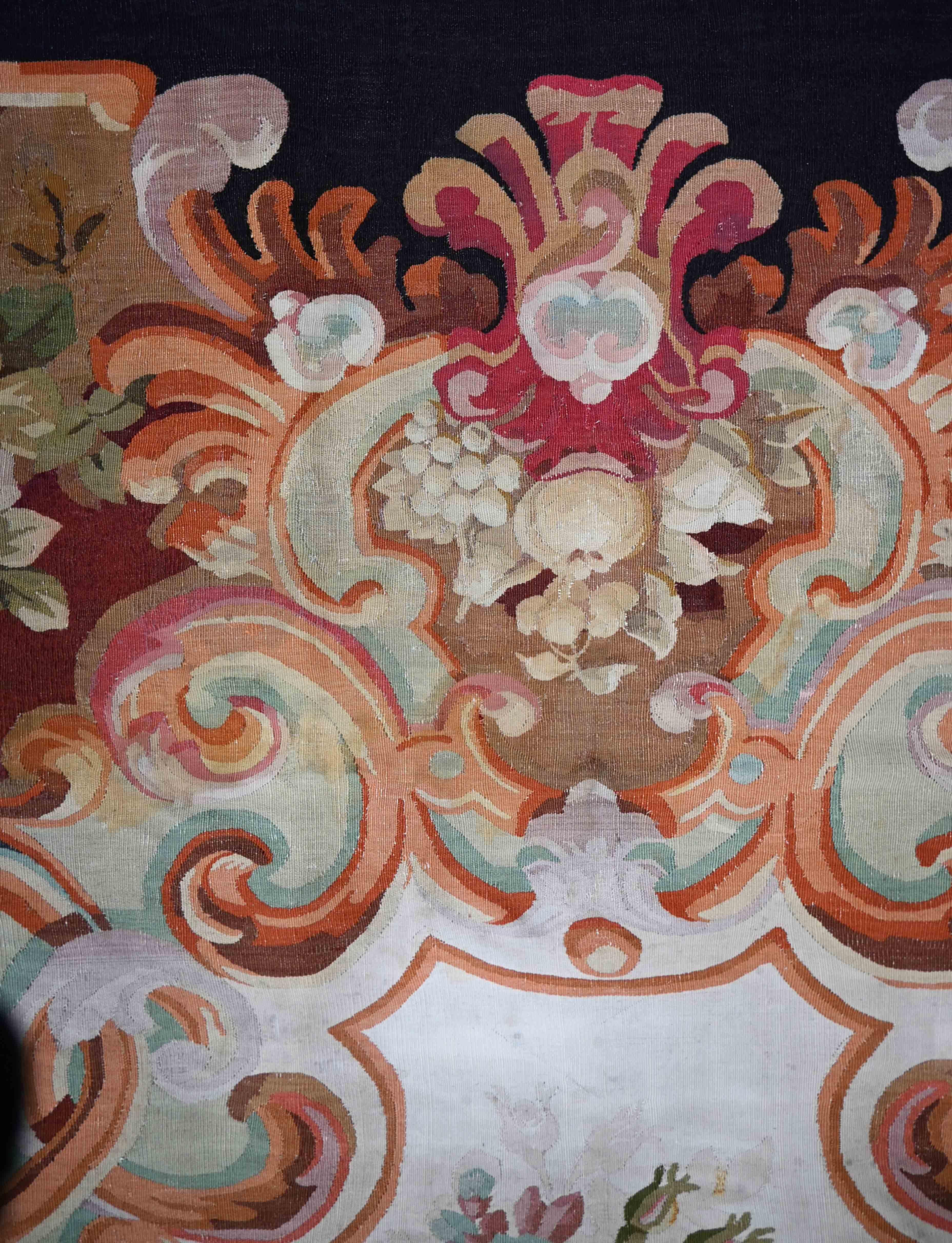 Tappeto Aubusson francese del XIX secolo, stile Napoleone III - 305x225 - No. 1612 in vendita 1