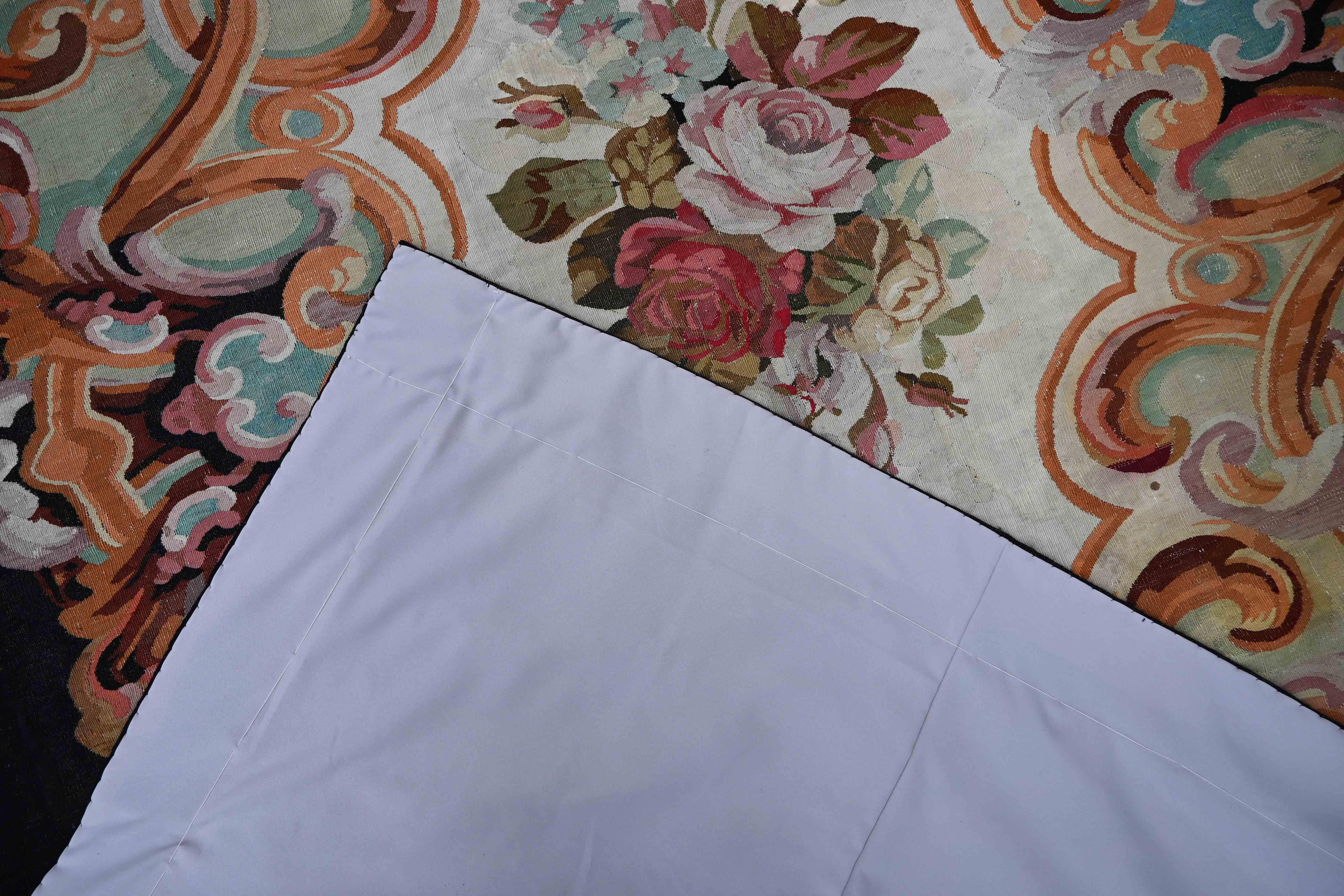 Tappeto Aubusson francese del XIX secolo, stile Napoleone III - 305x225 - No. 1612 in vendita 2