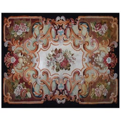 French Aubusson rug 19th century, style Napoleon III - 305x225 - No. 1612