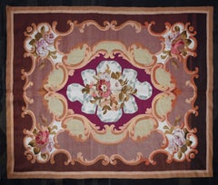 French Aubusson Rug - Napoleon III, 19th century - 180x215cm - No. 1645