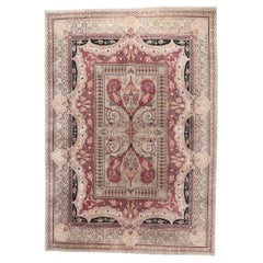 French Aubusson Savonnerie Style Rug, The Lavish Side of Rococo