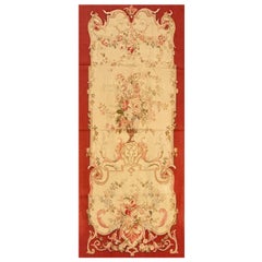 French Aubusson Style Panel Handwoven Wool Needlepoint