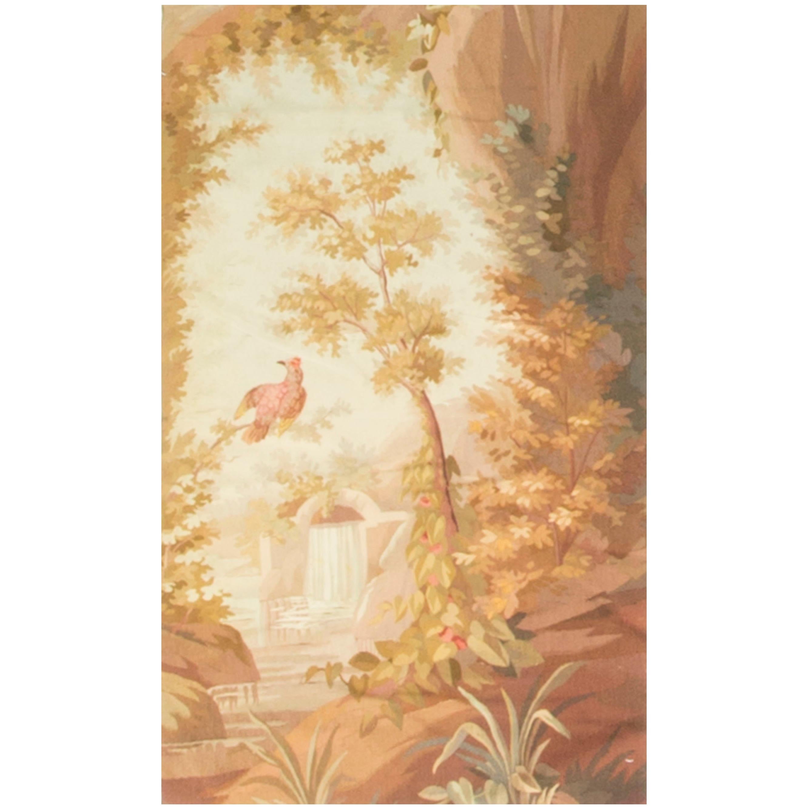 Tapisserie française, tapisserie de style Aubusson, vers 1850 en vente