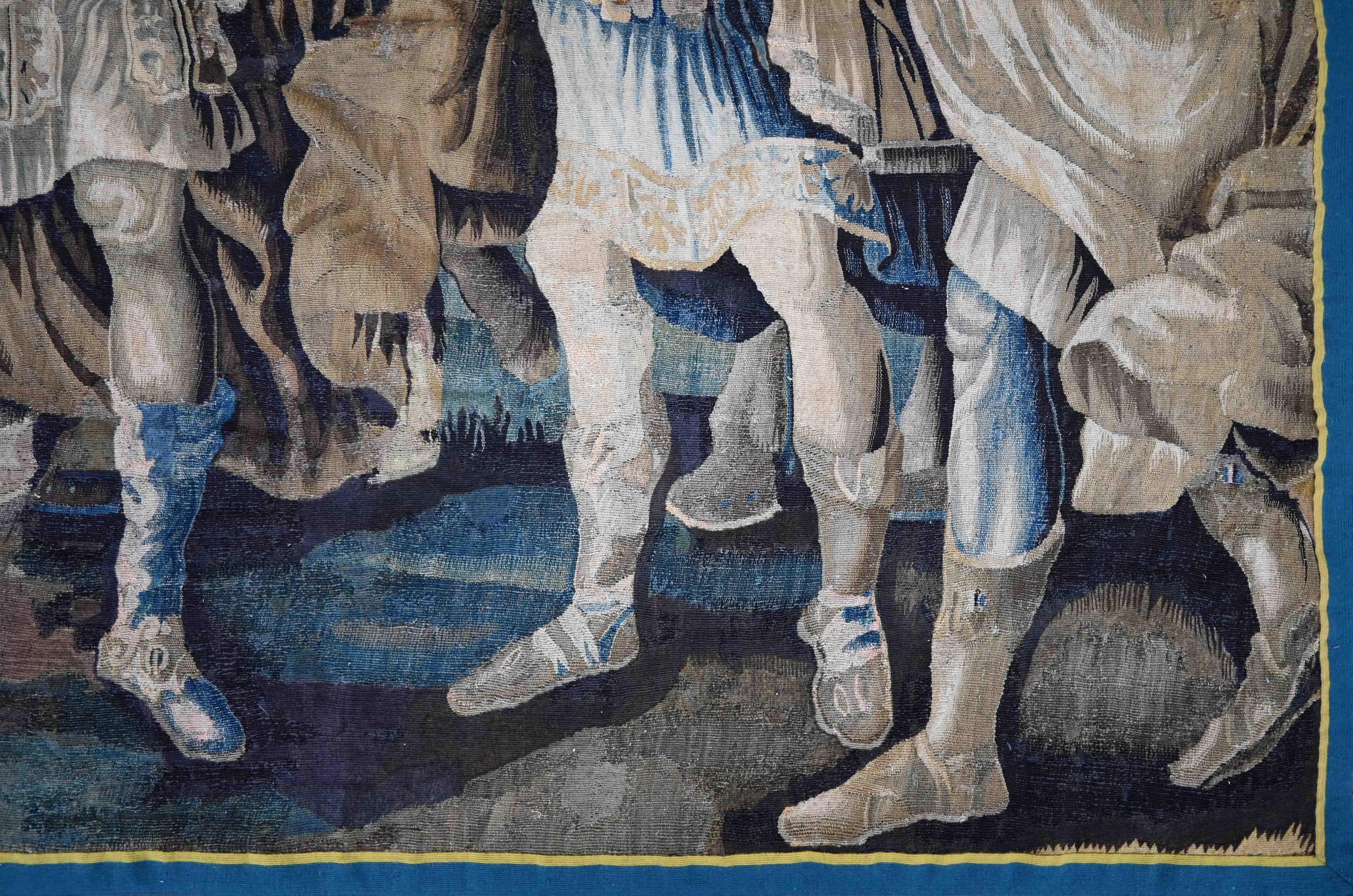 The Conversion of Constantine, Aubusson Manufacture-Wandteppich aus dem 17. Jahrhundert - 1362 im Angebot 1