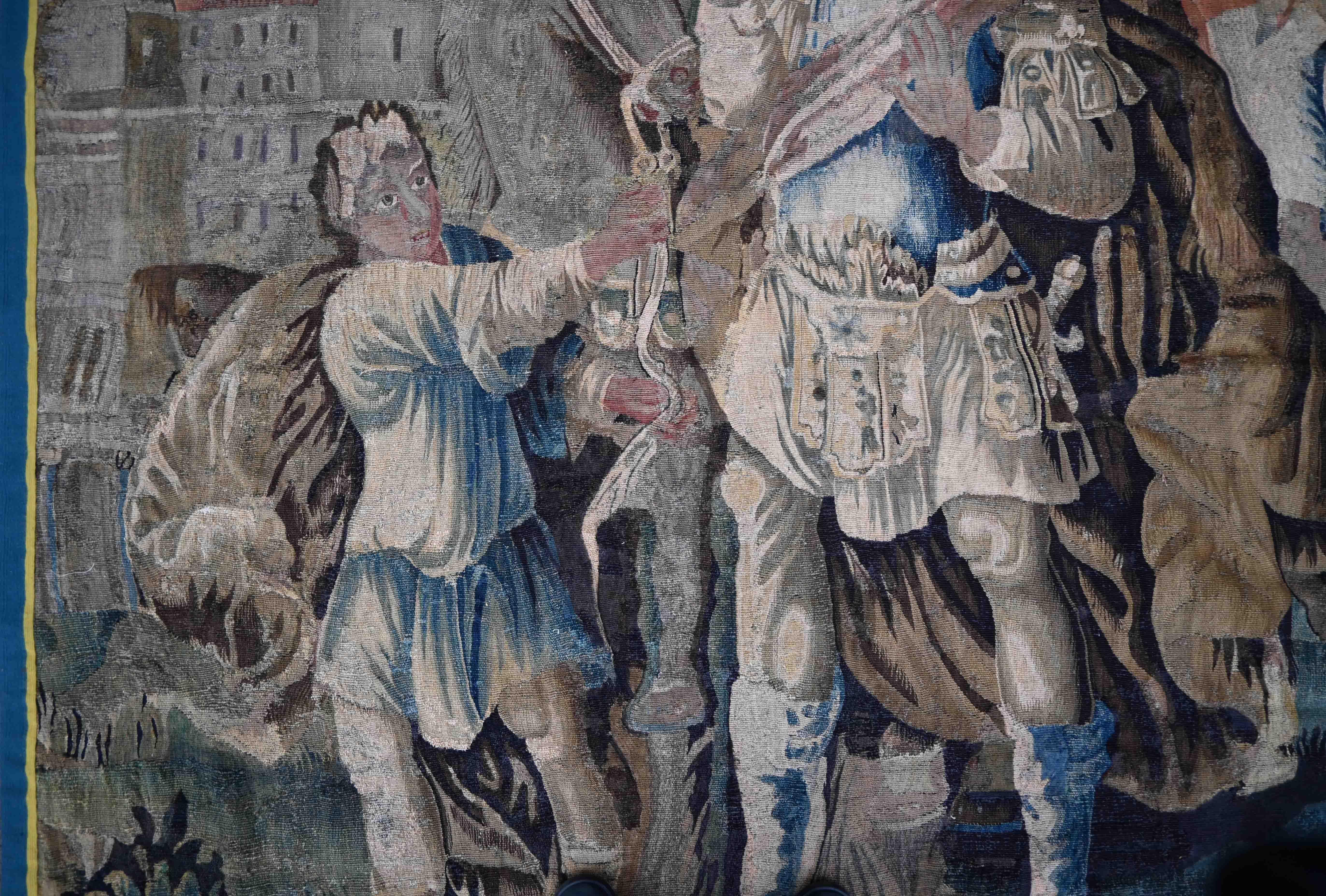 The Conversion of Constantine, 17th Century Aubusson Manufacture Tapestry - 1362 For Sale 2