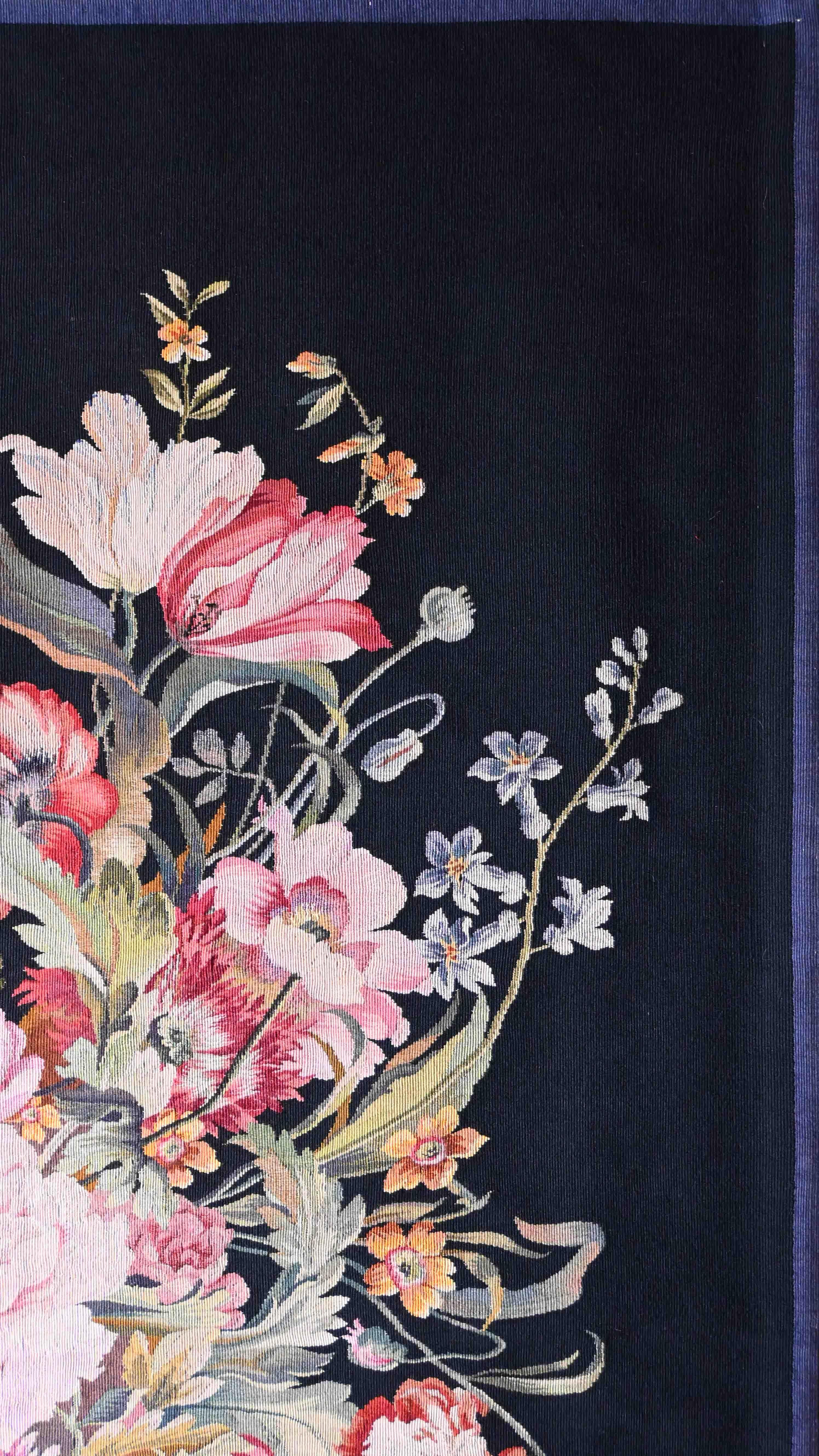 Französischer Aubusson-Wandteppich des 19. Jahrhunderts, Monogrammiert J. Berton - 177lx80h - N 1484 (Mittleres 19. Jahrhundert) im Angebot