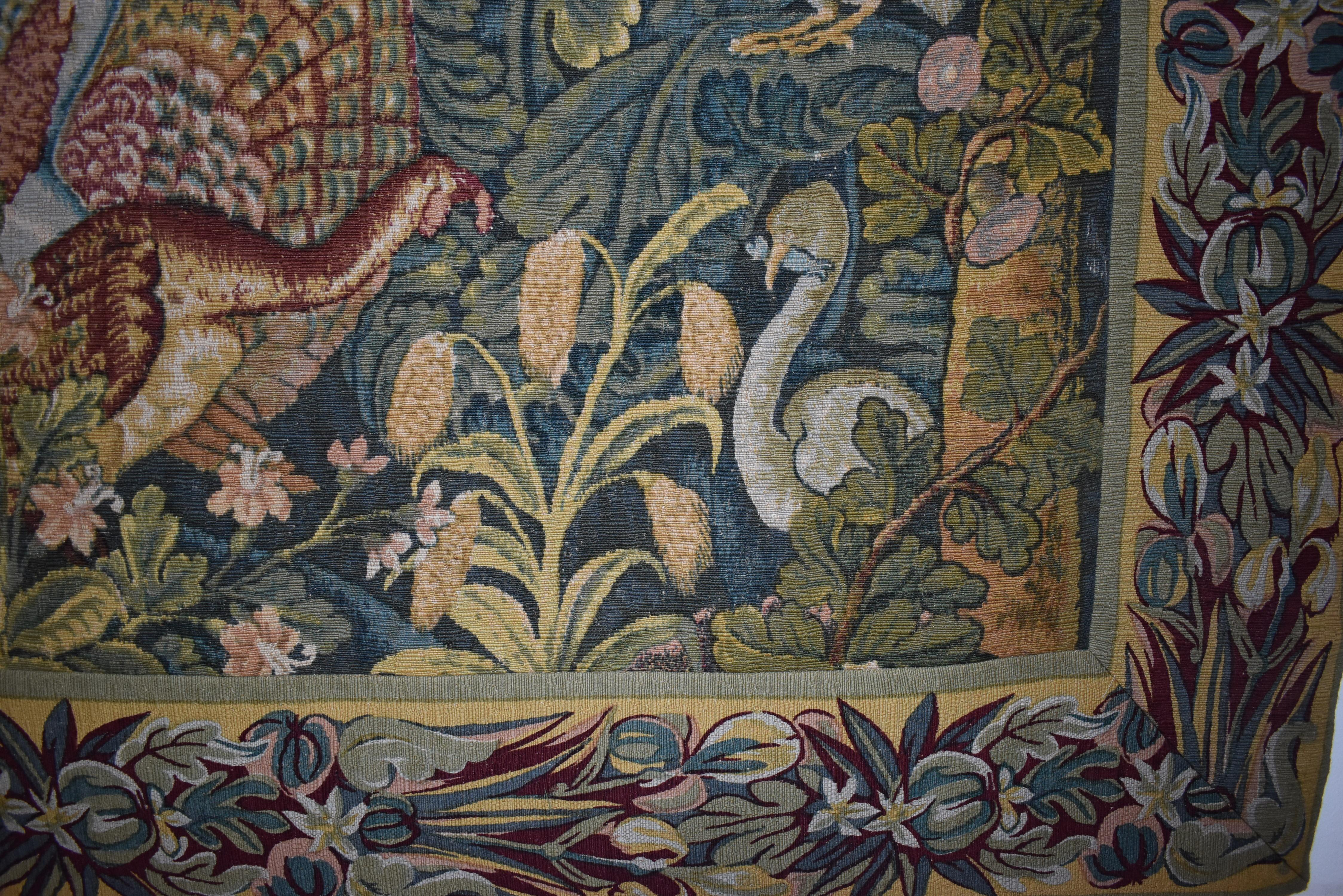 20ième siècle Tapisserie française d'Aubusson de Robert Four