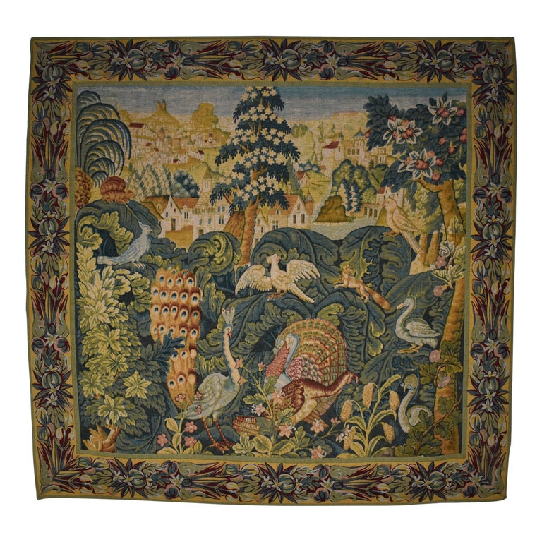 French Aubusson Tapestry by Robert Four at 1stDibs