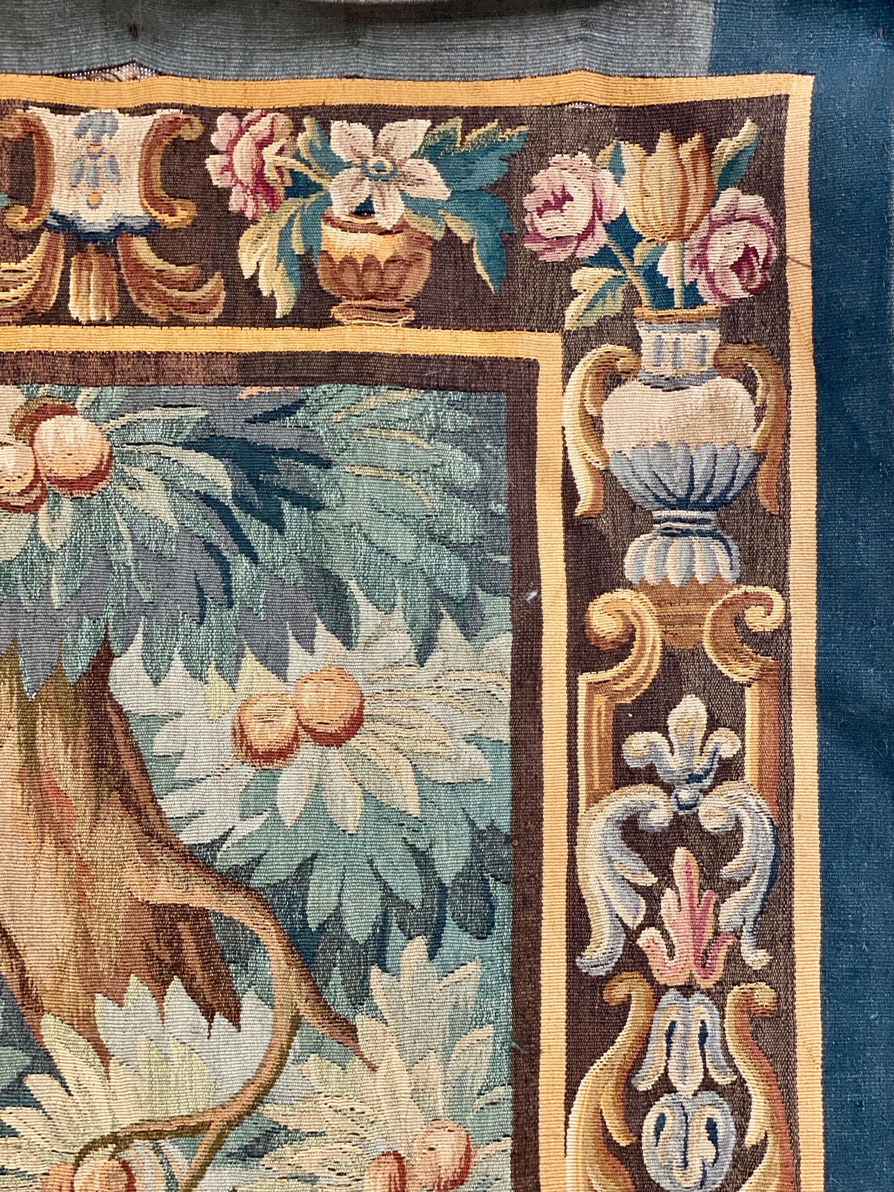 19th Century Fine French Aubusson Tapestry For Sale 4