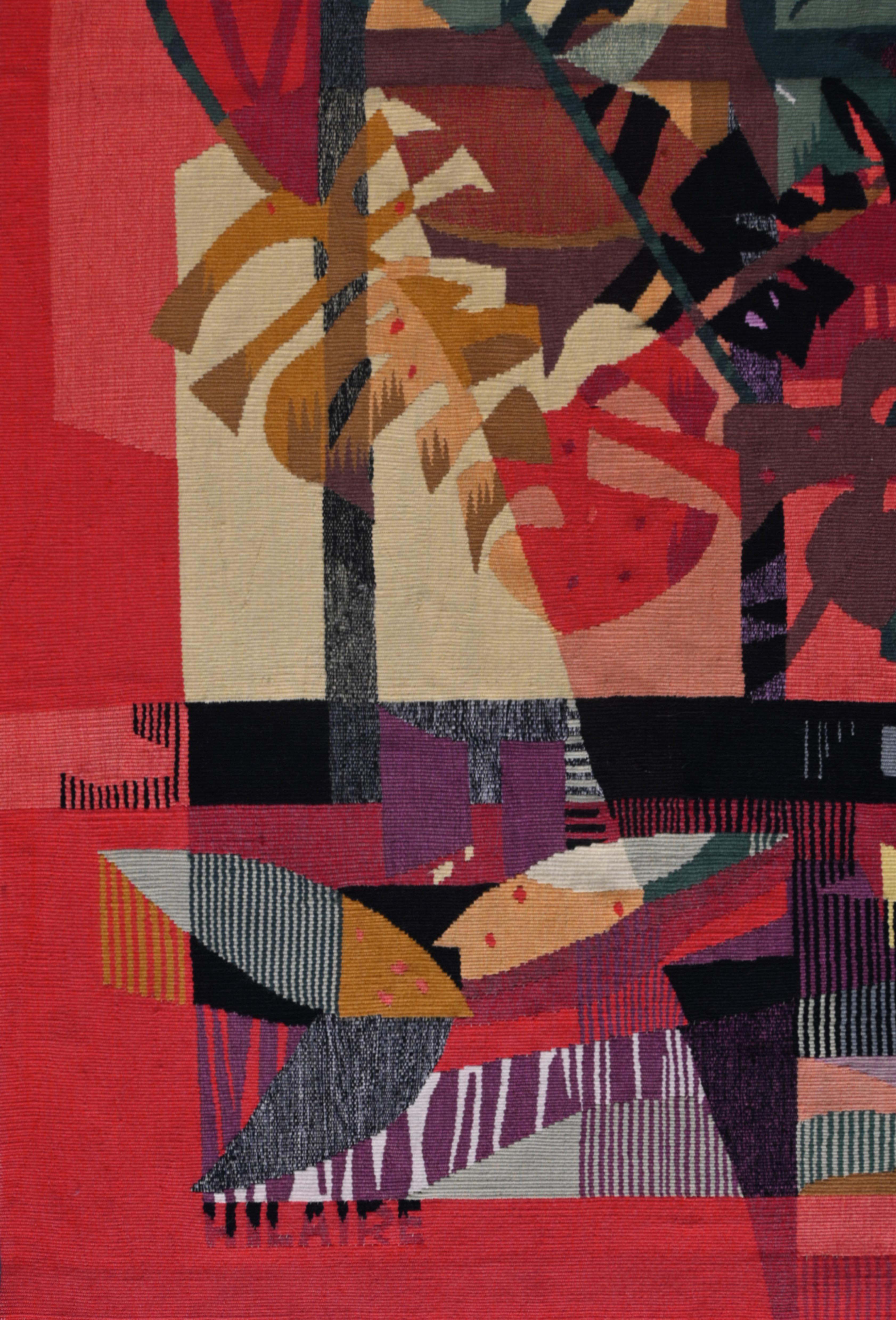 Nr. 1600 - Wandteppich aus Aubusson, PINTON FRERES - Die Sonne im Gewächshaus, Camille HILAIRE

Dieser prächtige Wandteppich wurde einer gründlichen Reinigung unterzogen, von Hand mit 100% Leinenstoff gefüttert und von unseren Experten in unserer