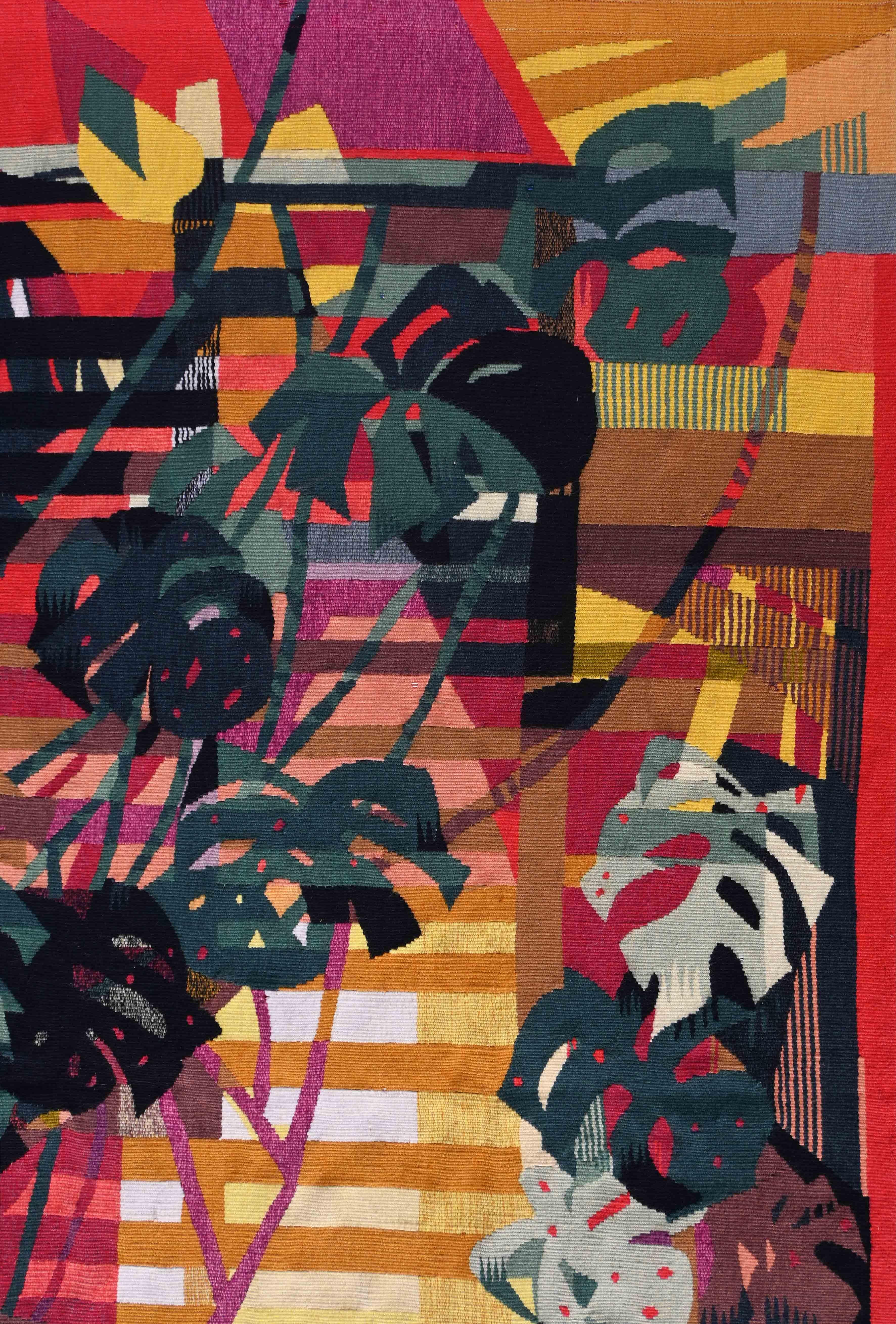 Französischer Aubusson-Teppich, PINTON FRERES - Camille HILAIRE - Nr. 1600 (Moderne) im Angebot