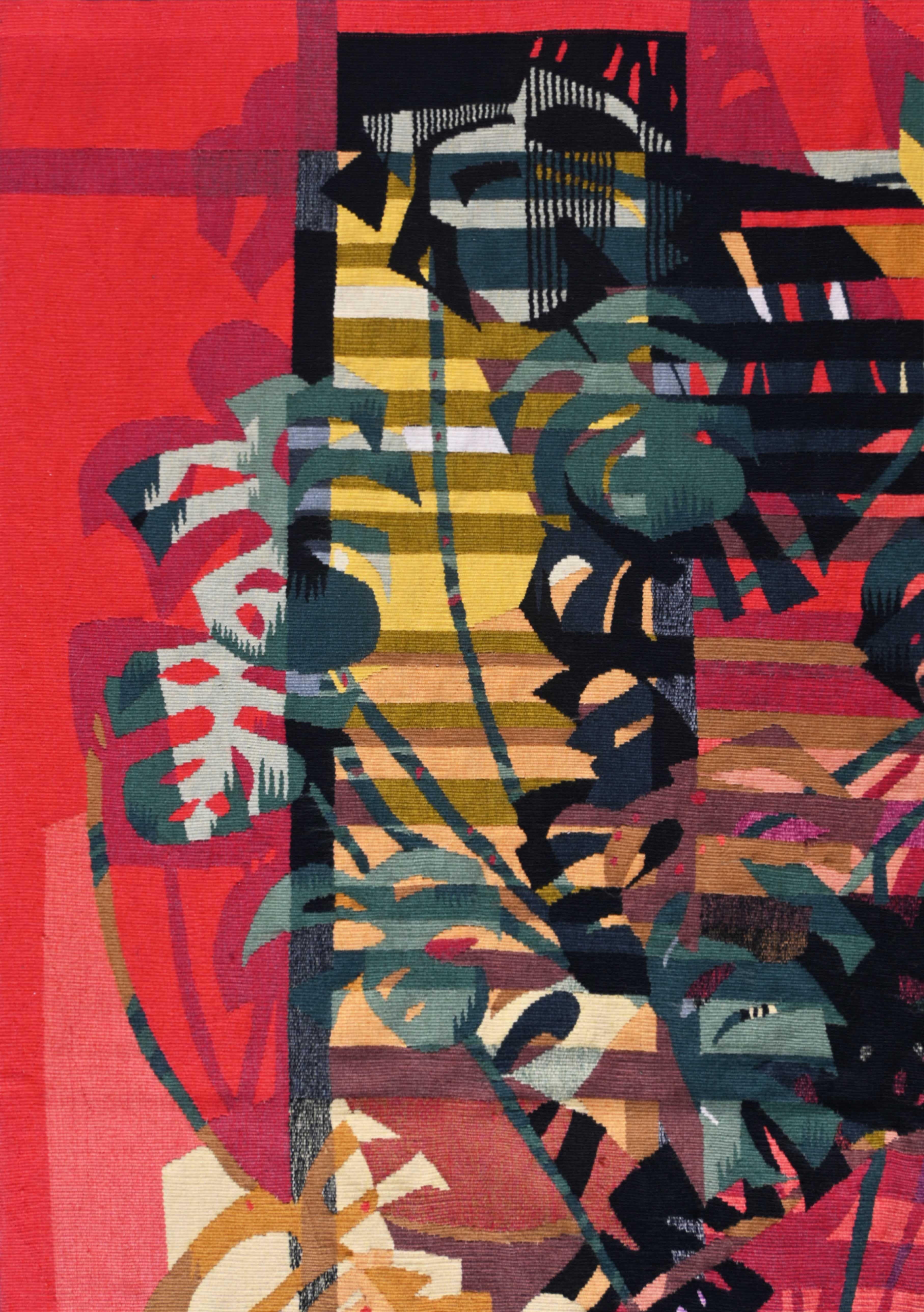 Französischer Aubusson-Teppich, PINTON FRERES - Camille HILAIRE - Nr. 1600 (Handgewebt) im Angebot