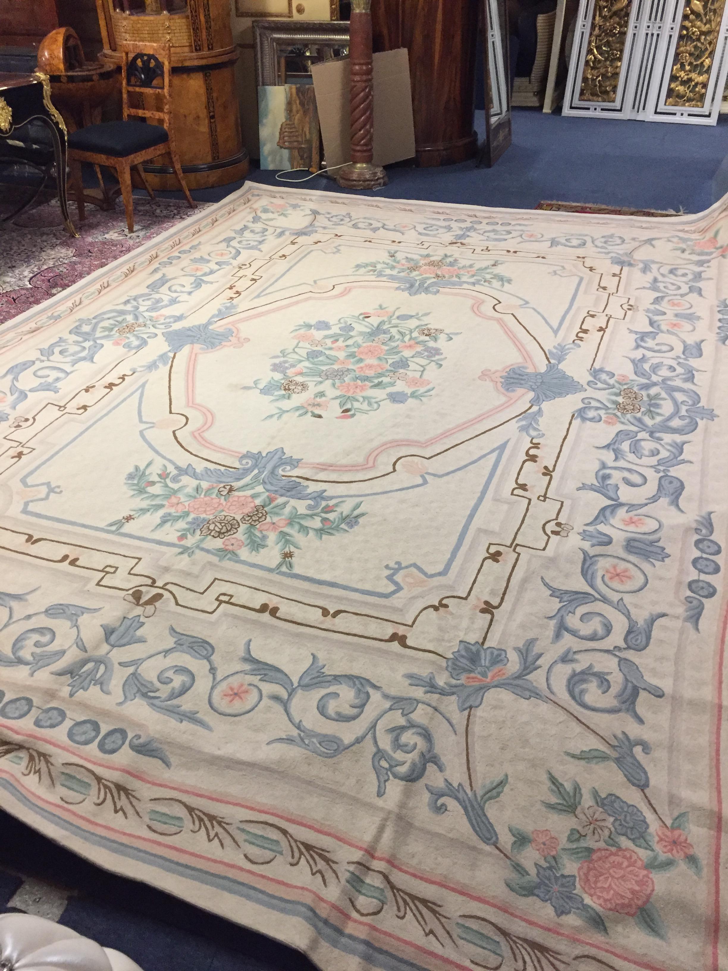 Indian Tapestry Rug Top Condition with Silk 7