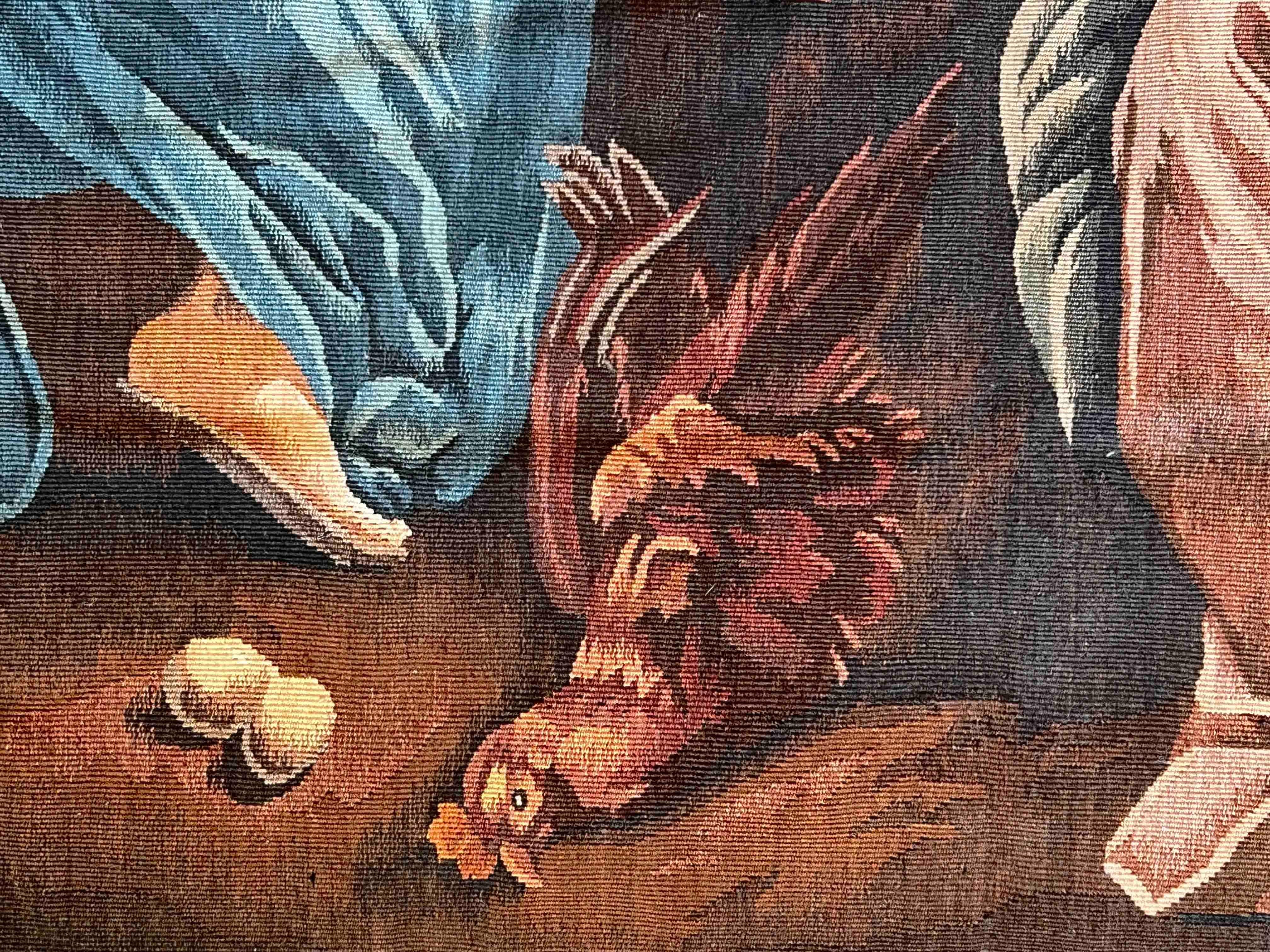 Französischer Aubusson-Wandteppich, The Scene of the Birth of Jesus Christ, Nr. 1045, Französisch im Angebot 8