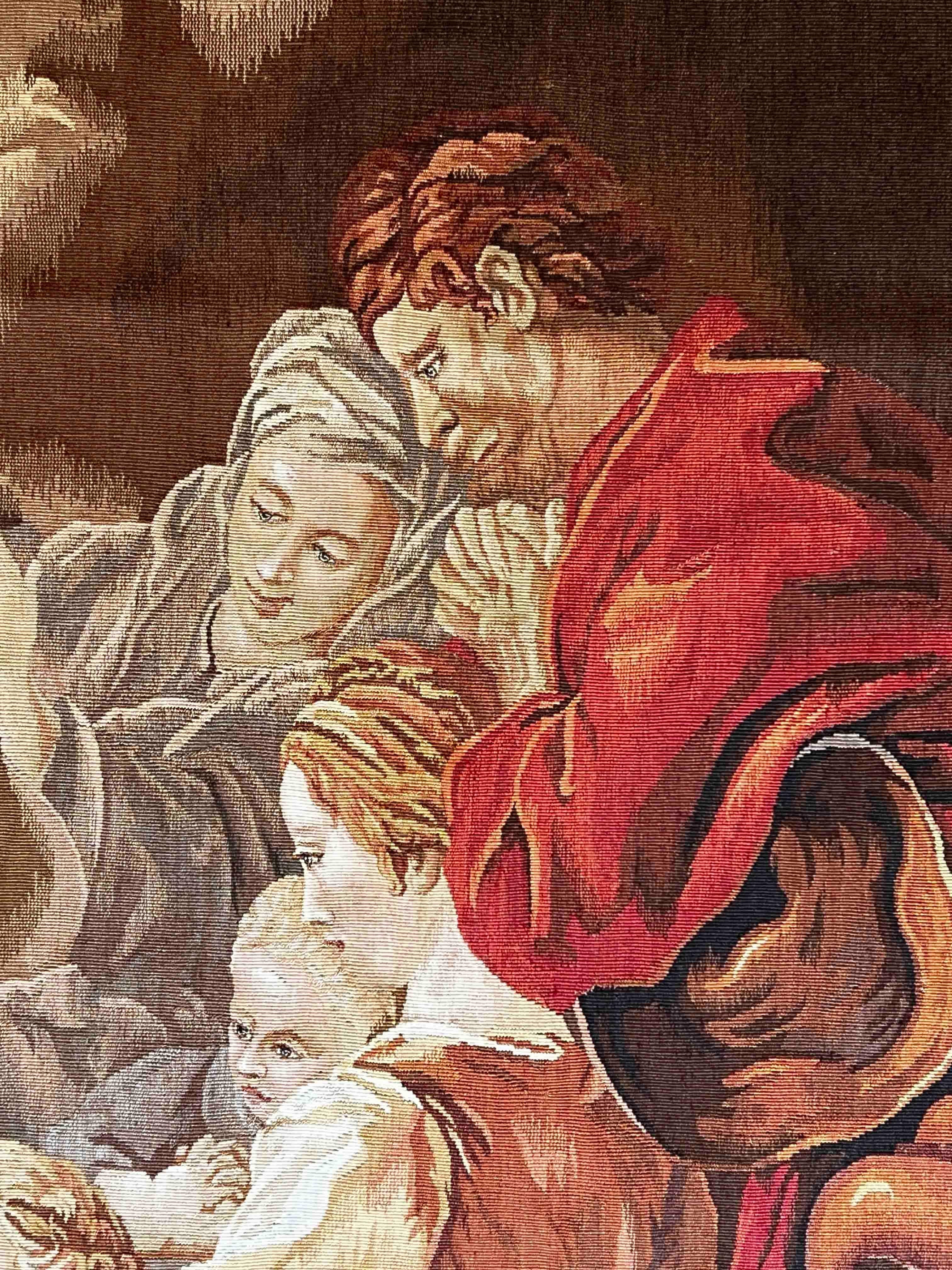 Französischer Aubusson-Wandteppich, The Scene of the Birth of Jesus Christ, Nr. 1045, Französisch im Angebot 1
