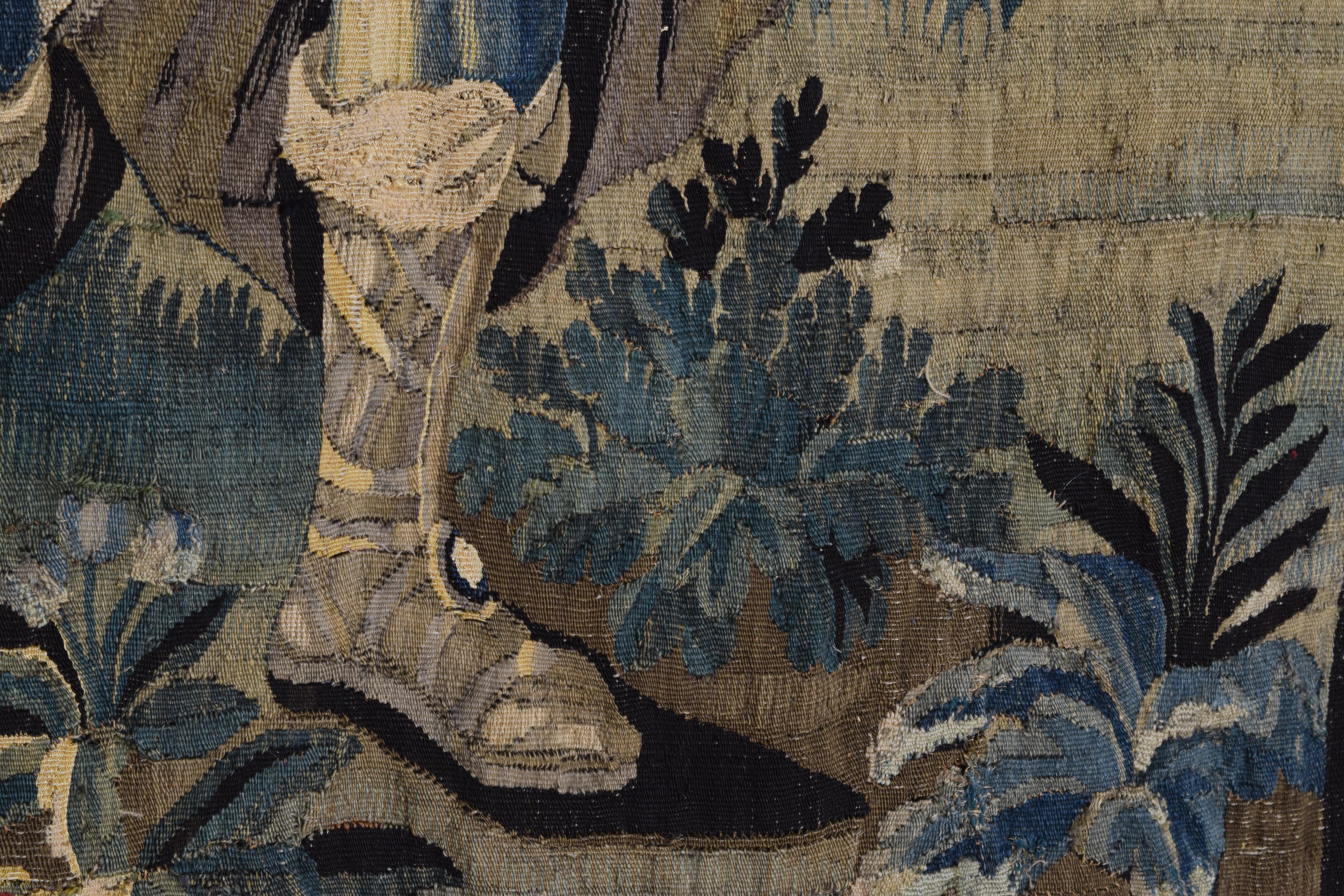 Französisch, Aubusson, vertikaler Wandteppich mit König Solomon, 18. Jahrhundert im Angebot 2