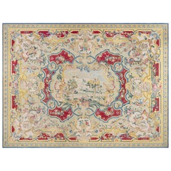 French Aubusson Wool Rug by Galerie Chevalier – “Garden of Eden”