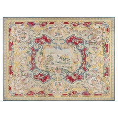 French Aubusson Wool Rug by Galerie Chevalier – “Garden of Eden”
