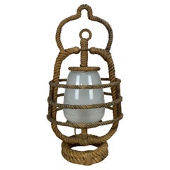 Lampe-lanterne à corde Audoux Minet, 1950