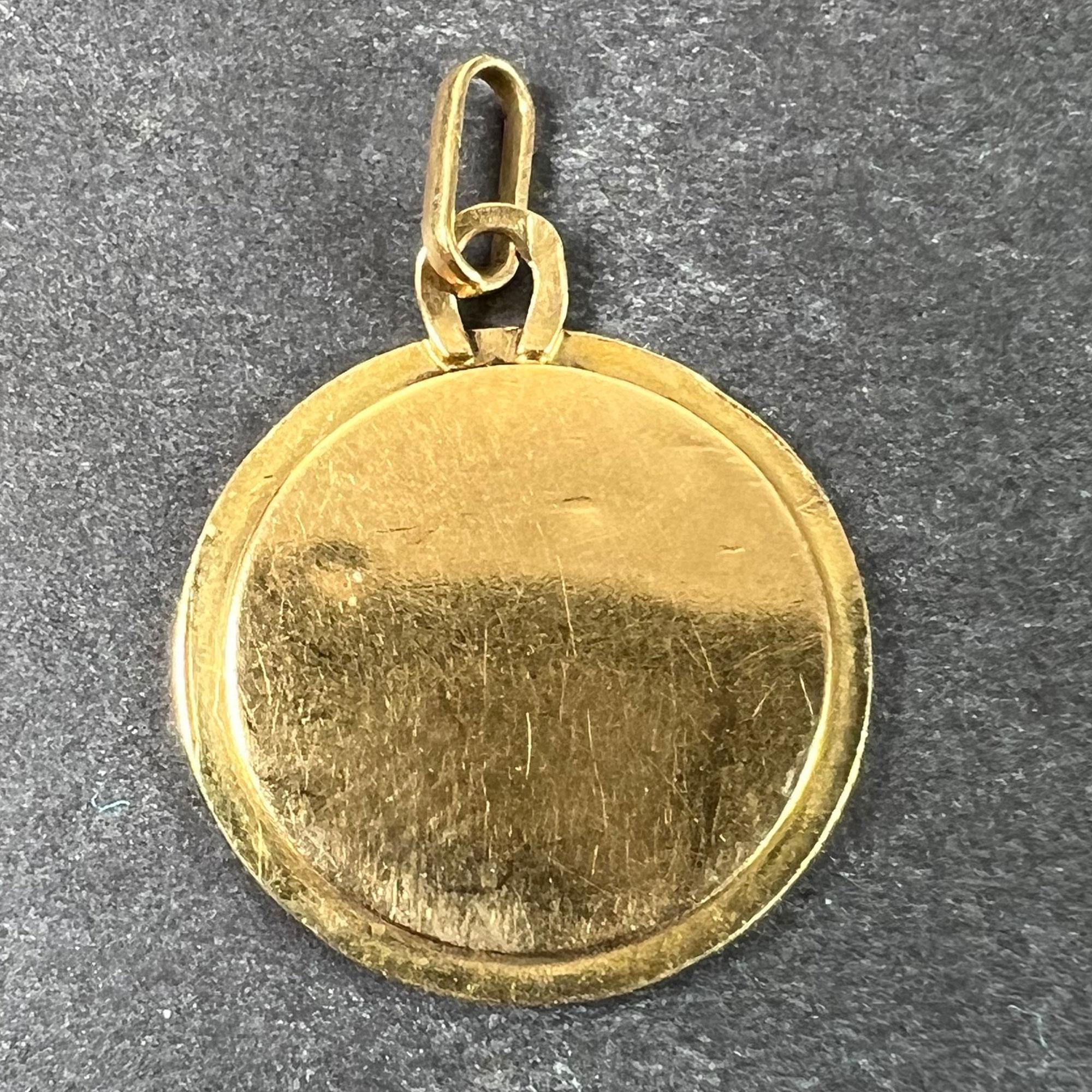 Taille baguette A Augis Plus Qu'Hier Pendentif en or blanc jaune 18K émail rubis amour en vente