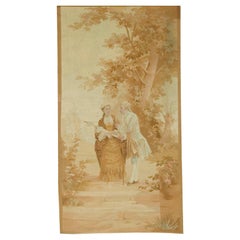 Tapisserie française des couleurs d'automne d'Aubusson  2'8 x 4'10 cm