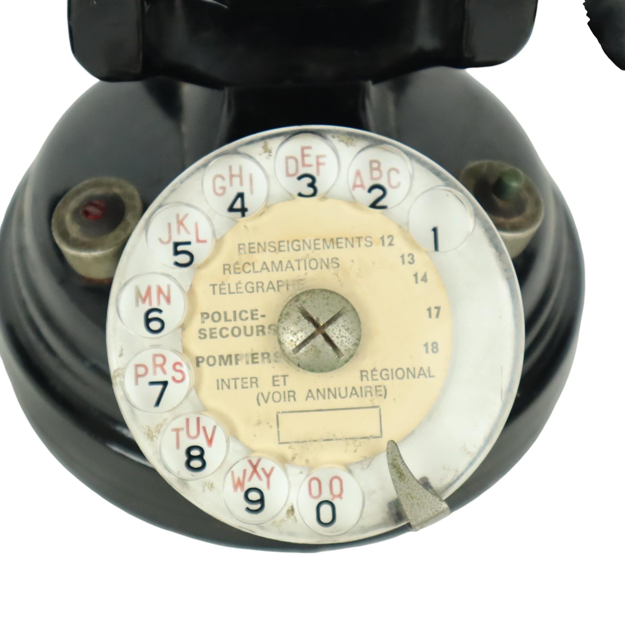 Französisches Baby Mouse Telephone Rotary Thomson Houston Paris im Zustand „Gut“ in Poperinge, BE