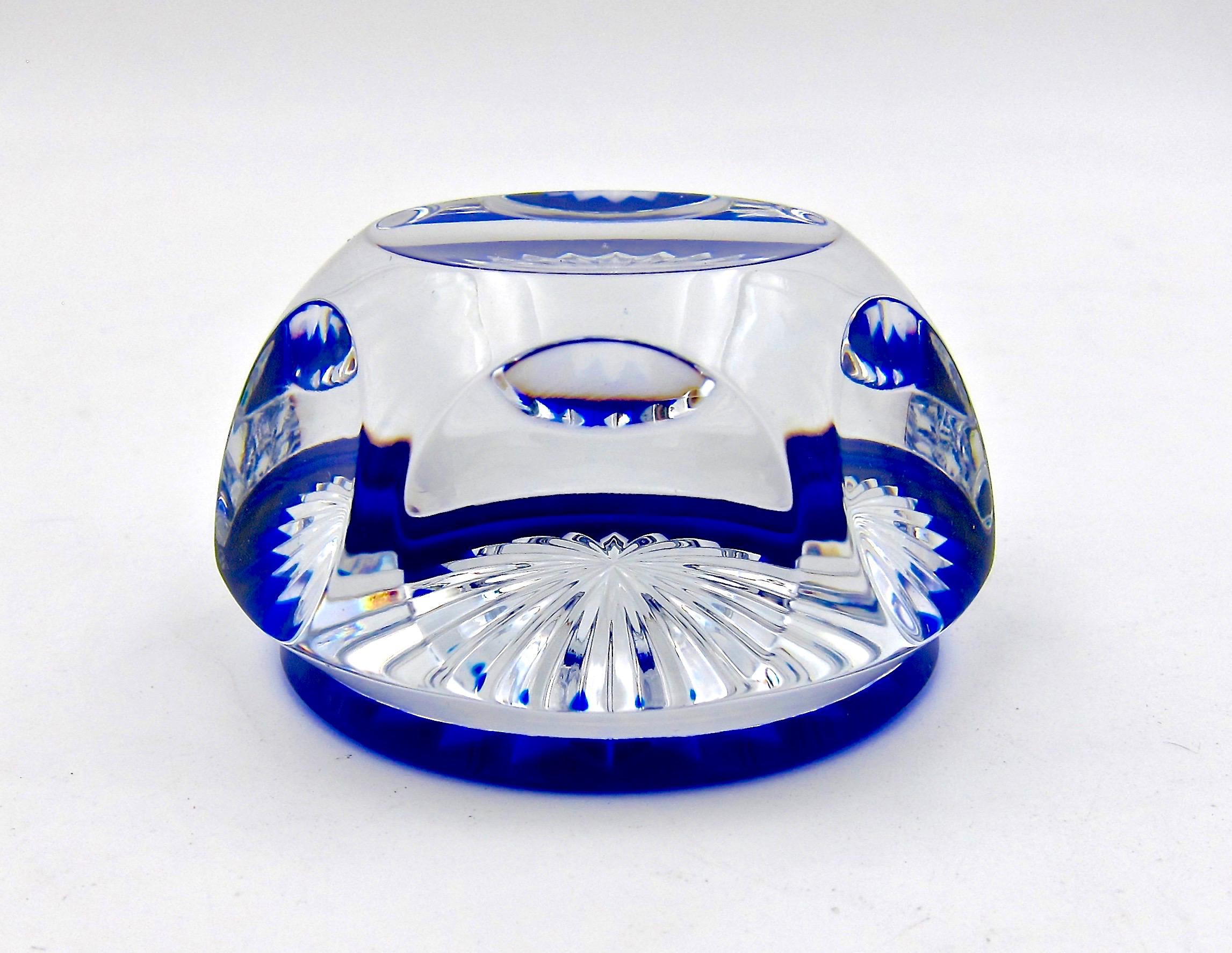 Modern French Baccarat Art Glass Paperweight