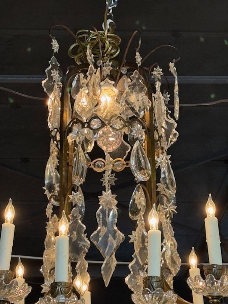 Antigua lámpara francesa de Baccarat siglo XIX en venta