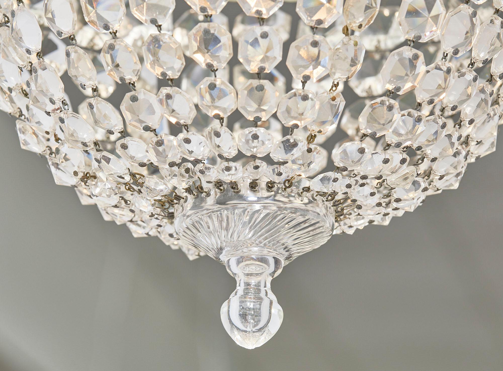 French Baccarat Chandelier In Good Condition In Austin, TX