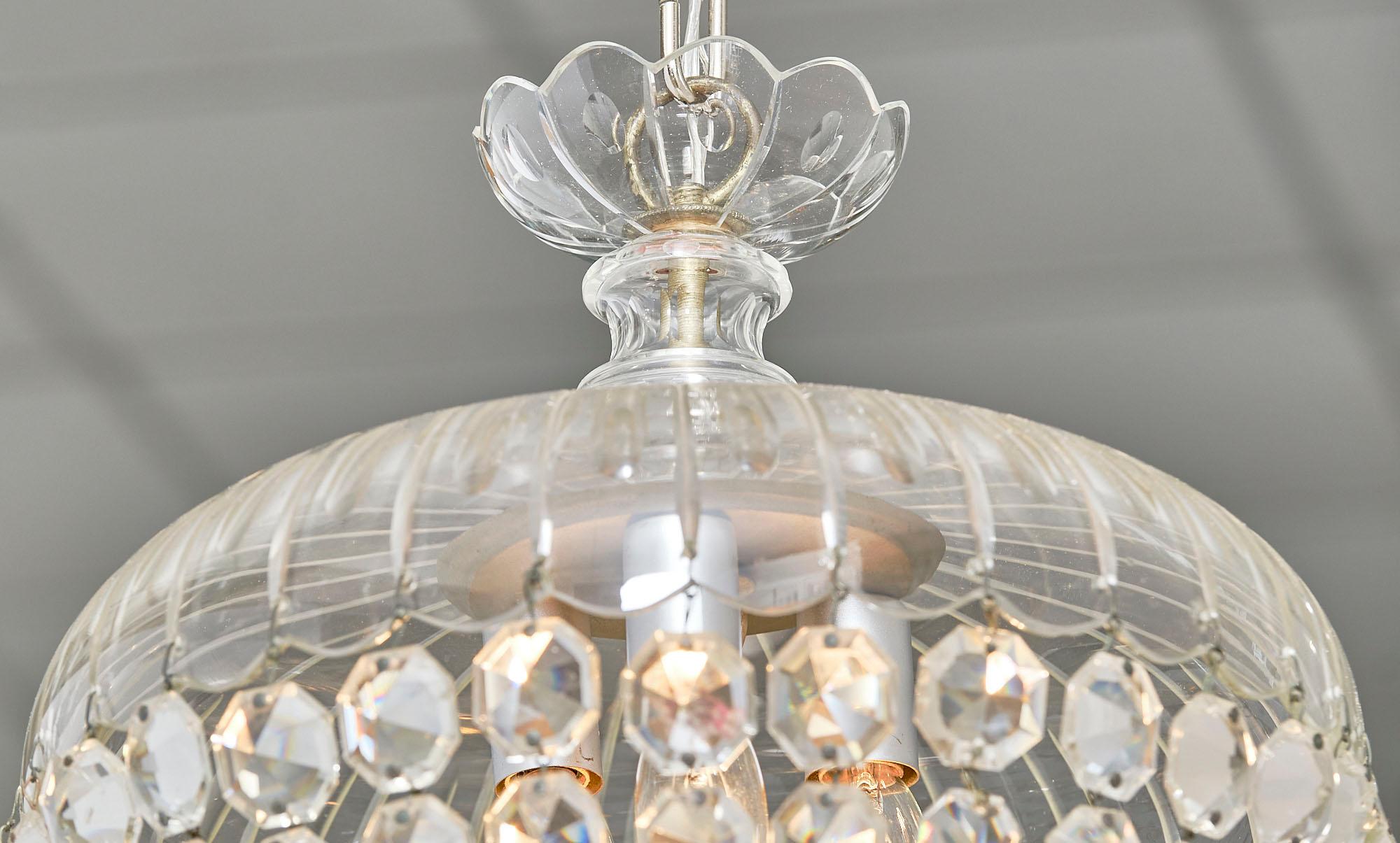 Early 20th Century French Baccarat Chandelier