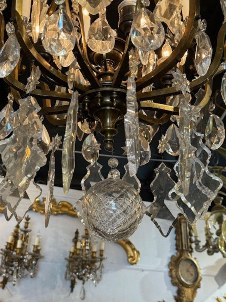 Antigua lámpara francesa de Baccarat en venta 3
