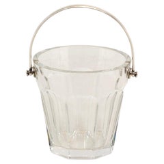 French Baccarat Crystal Glass Ice Bucket