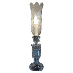 French Baccarat Crystal Table Lamp, 1990s