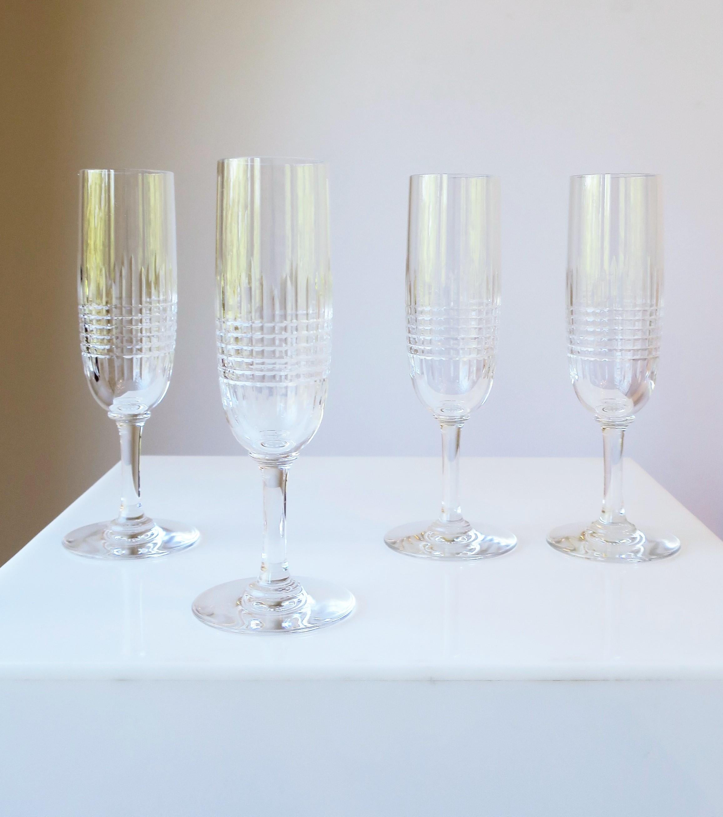 baccarat crystal champagne glasses