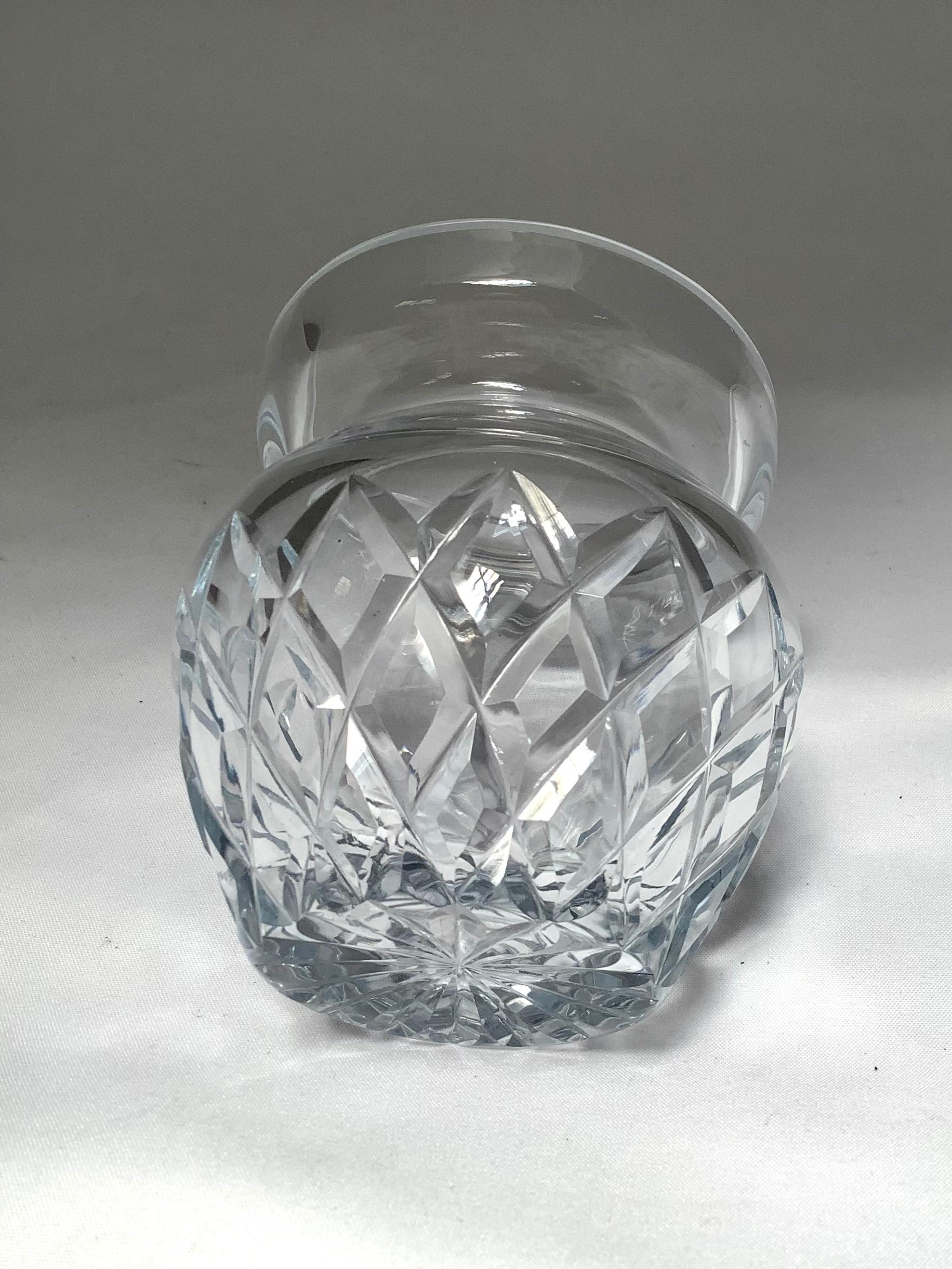 French Baccarat Cut Crystal Petite Vase In Excellent Condition In Los Angeles, CA
