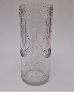 French Baccarat Deeply Cut Crystal Glass 'Arcole' Vase, Napoleon Centenary 1904