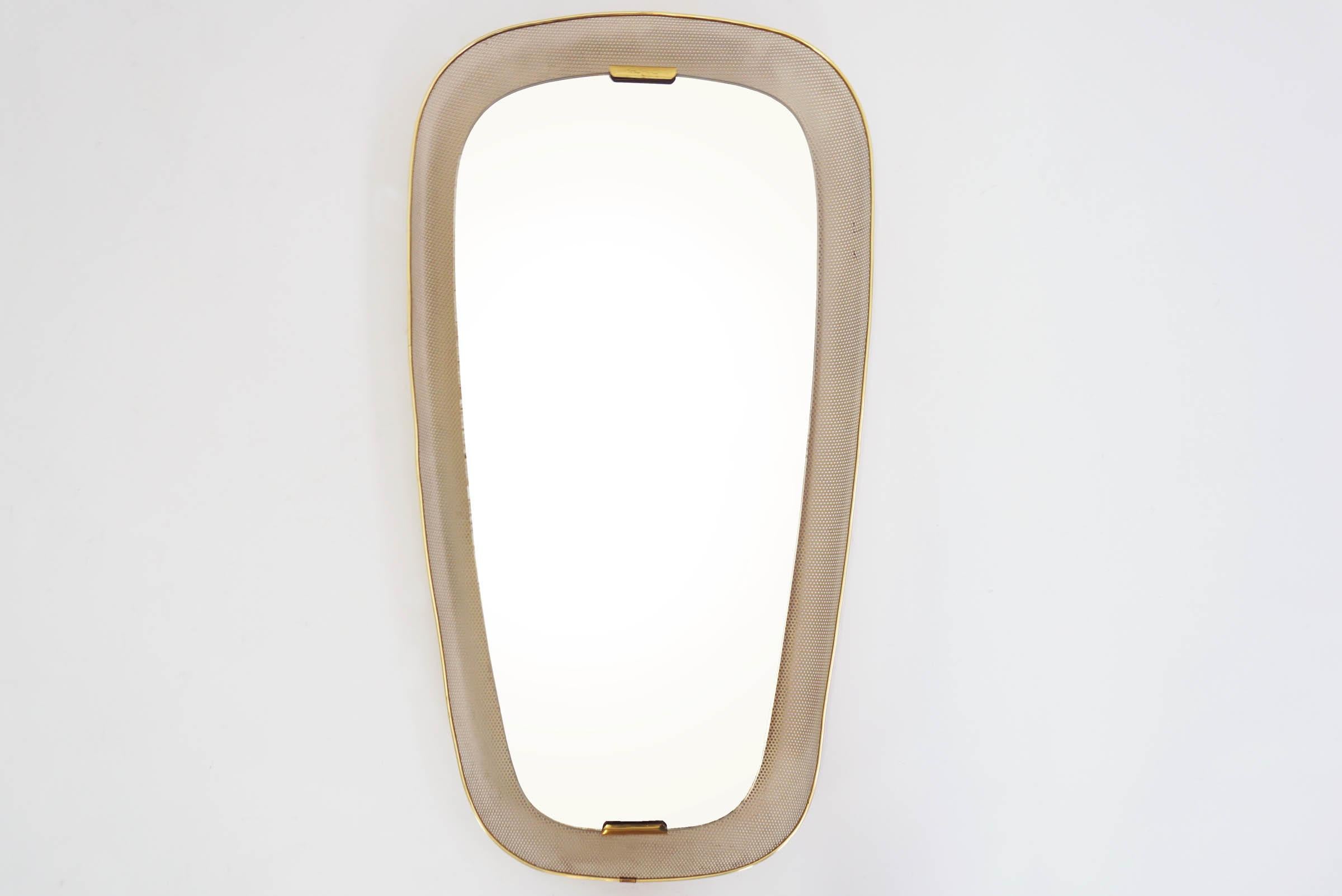 Beutiful mirror with sexy back light 
1950, France.