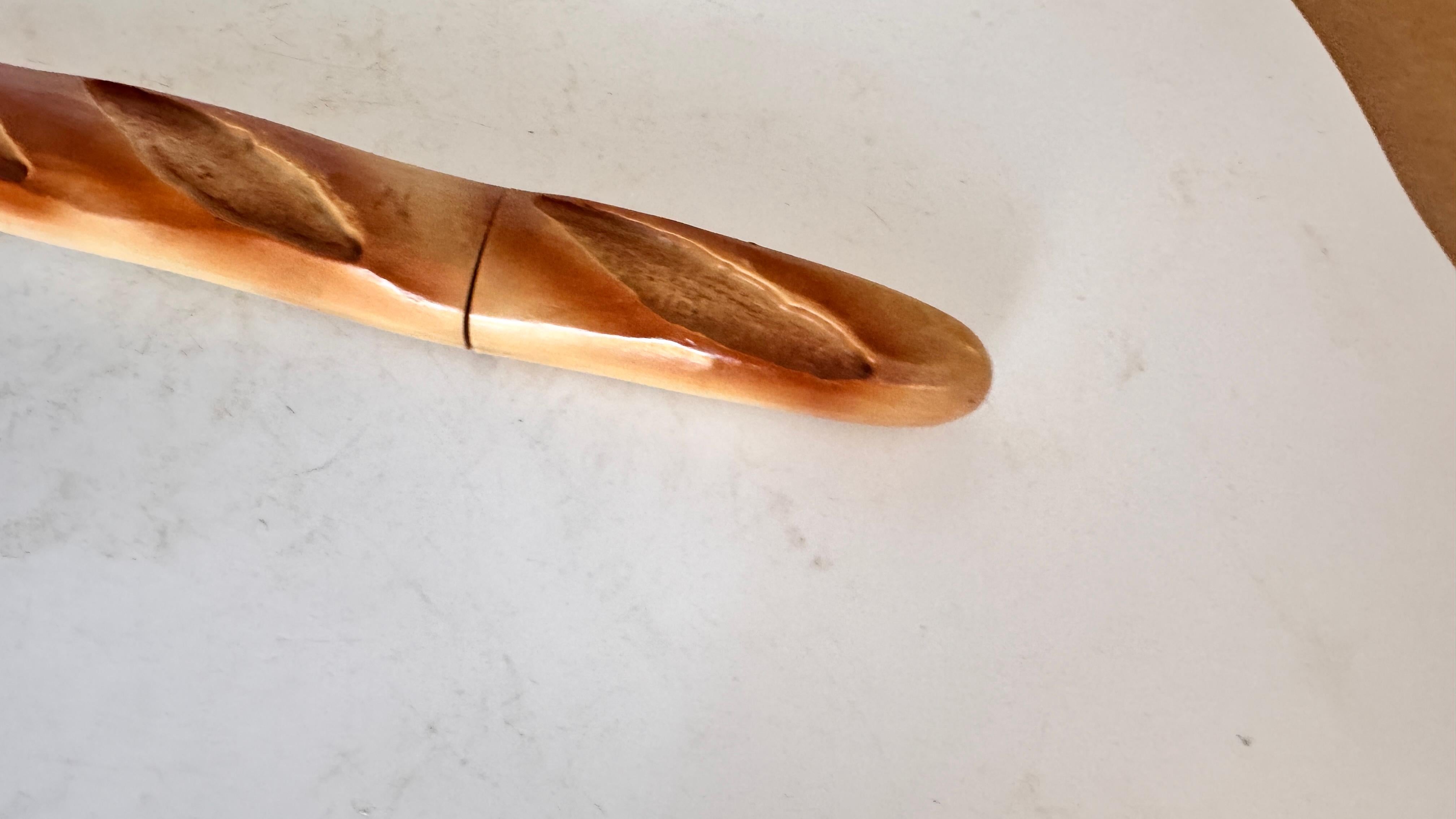 Couteau à baguette français - Trompe-l'œil en bois et métal - France, 20e siècle Bon état - En vente à Auribeau sur Siagne, FR