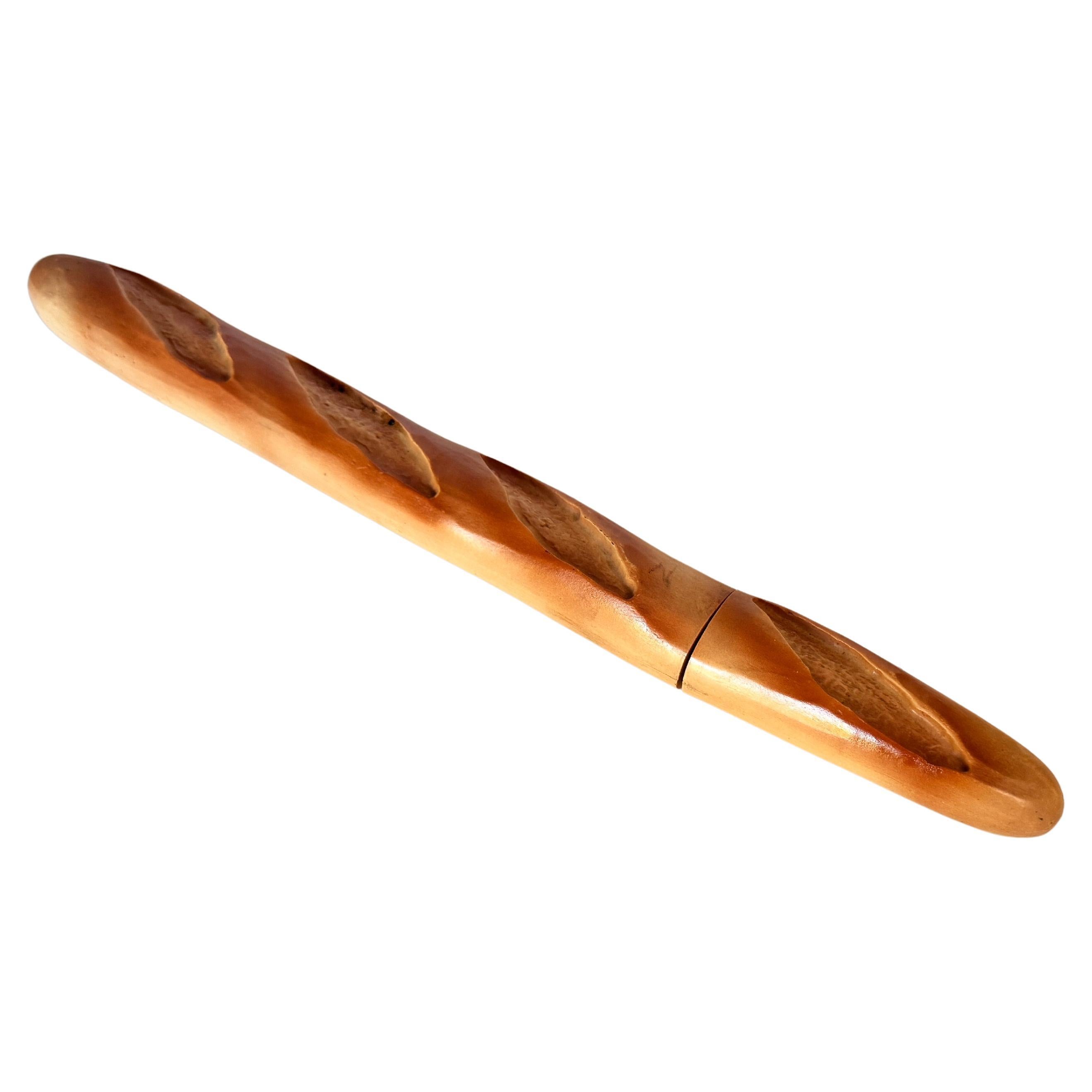 Couteau à baguette français - Trompe-l'œil en bois et métal - France, 20e siècle en vente