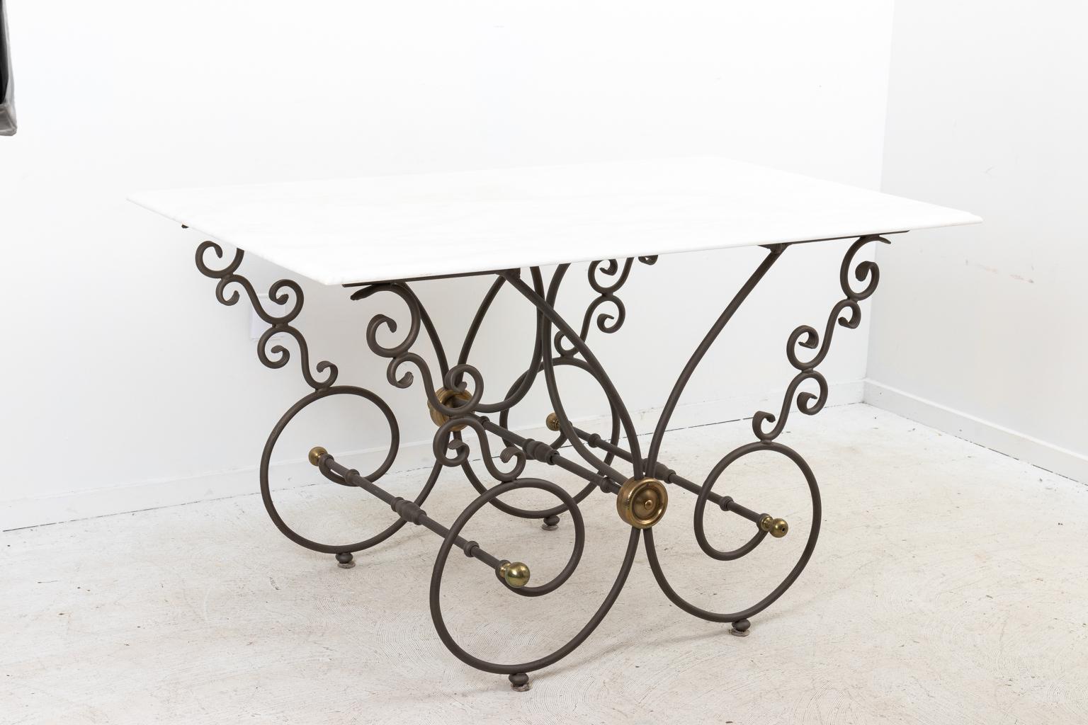 Brass French Bakers Table