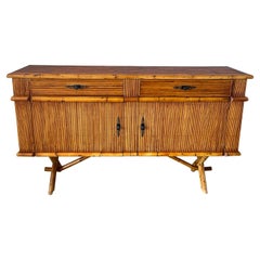 French Bamboo Cabinet